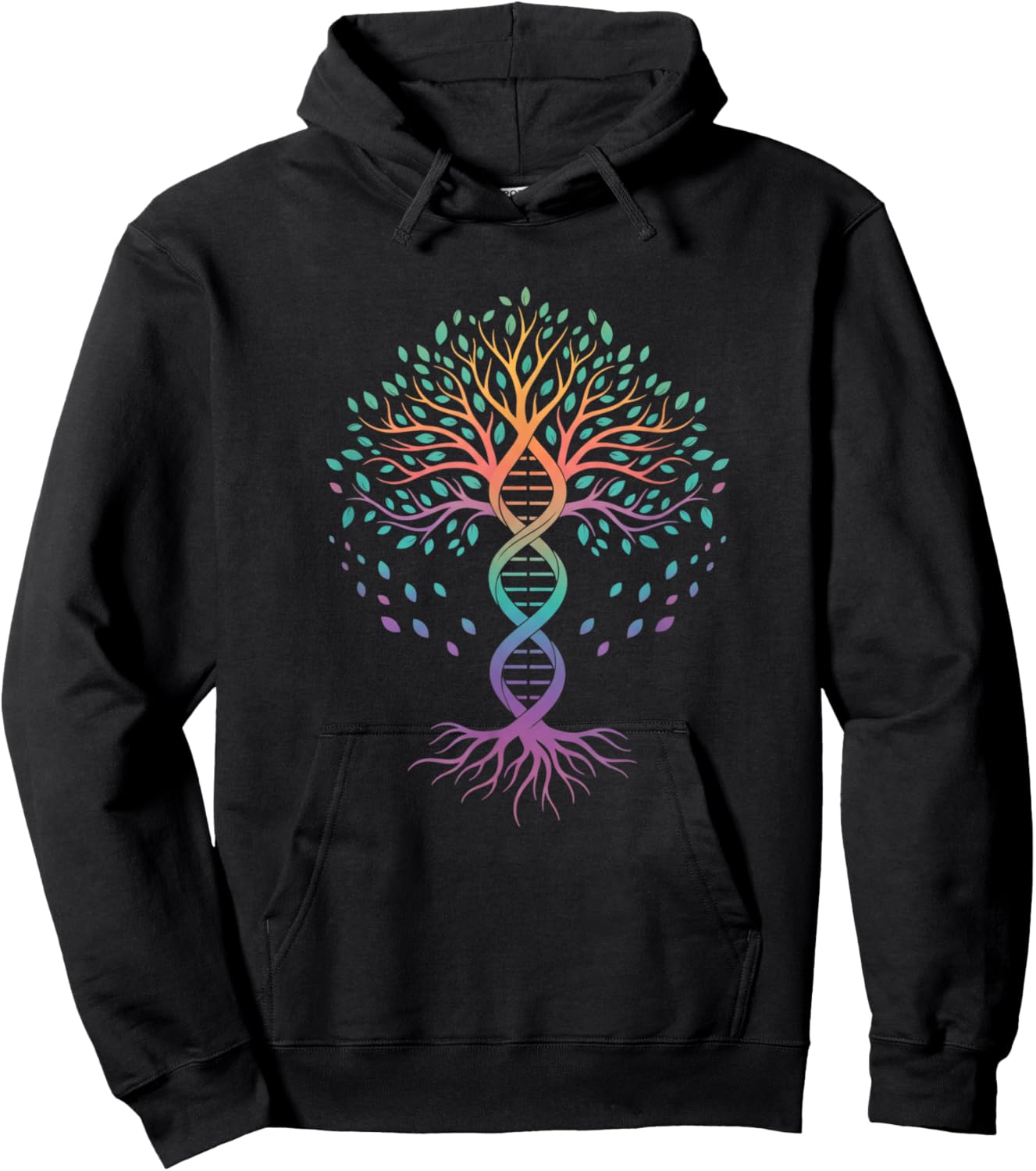 Teacher DNA Tree of Life, Biology Teacher, Science Teacher Hoodie - Hoodie | Black