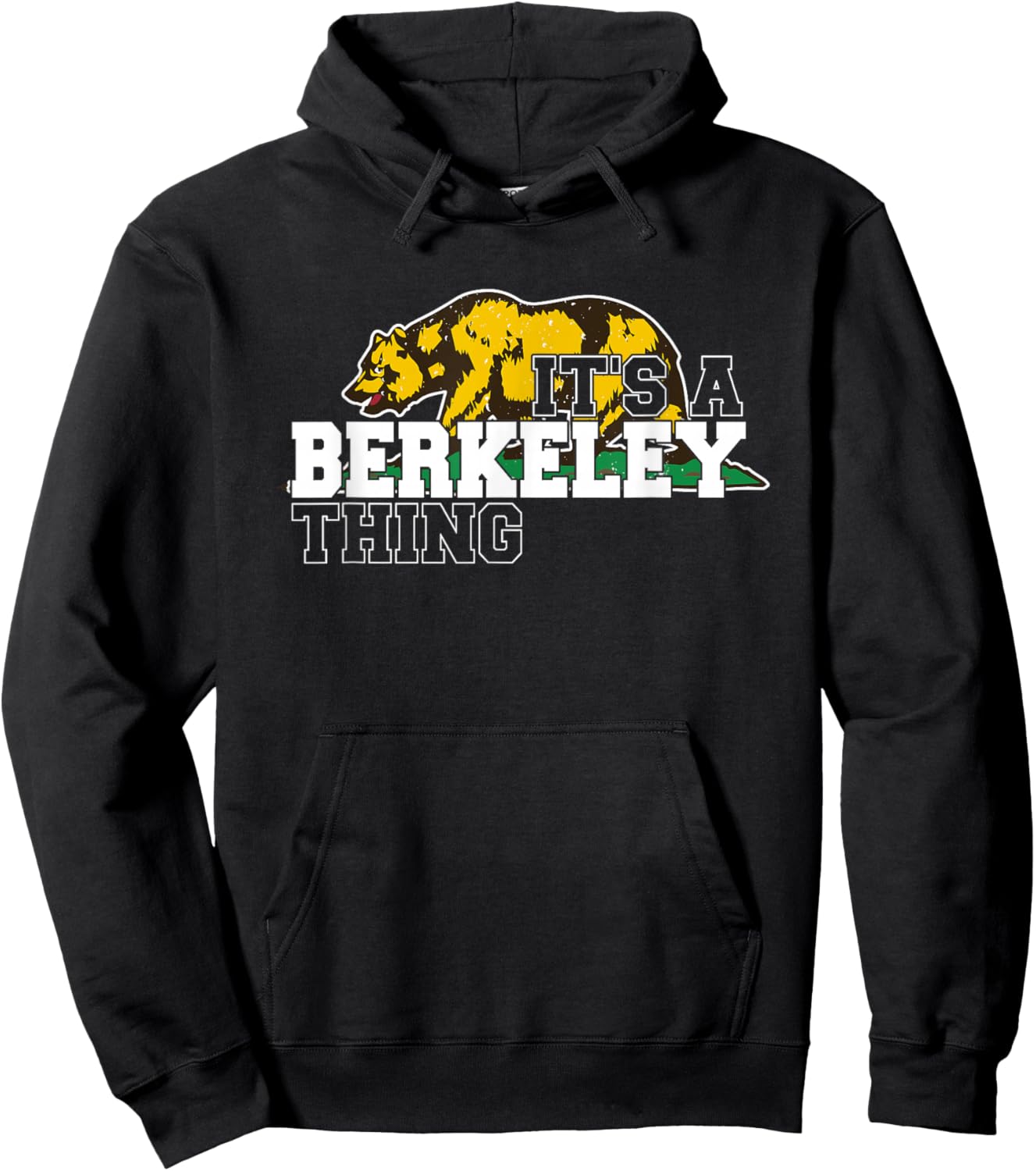 Berkeley California CA Hoodie - Hoodie | Black
