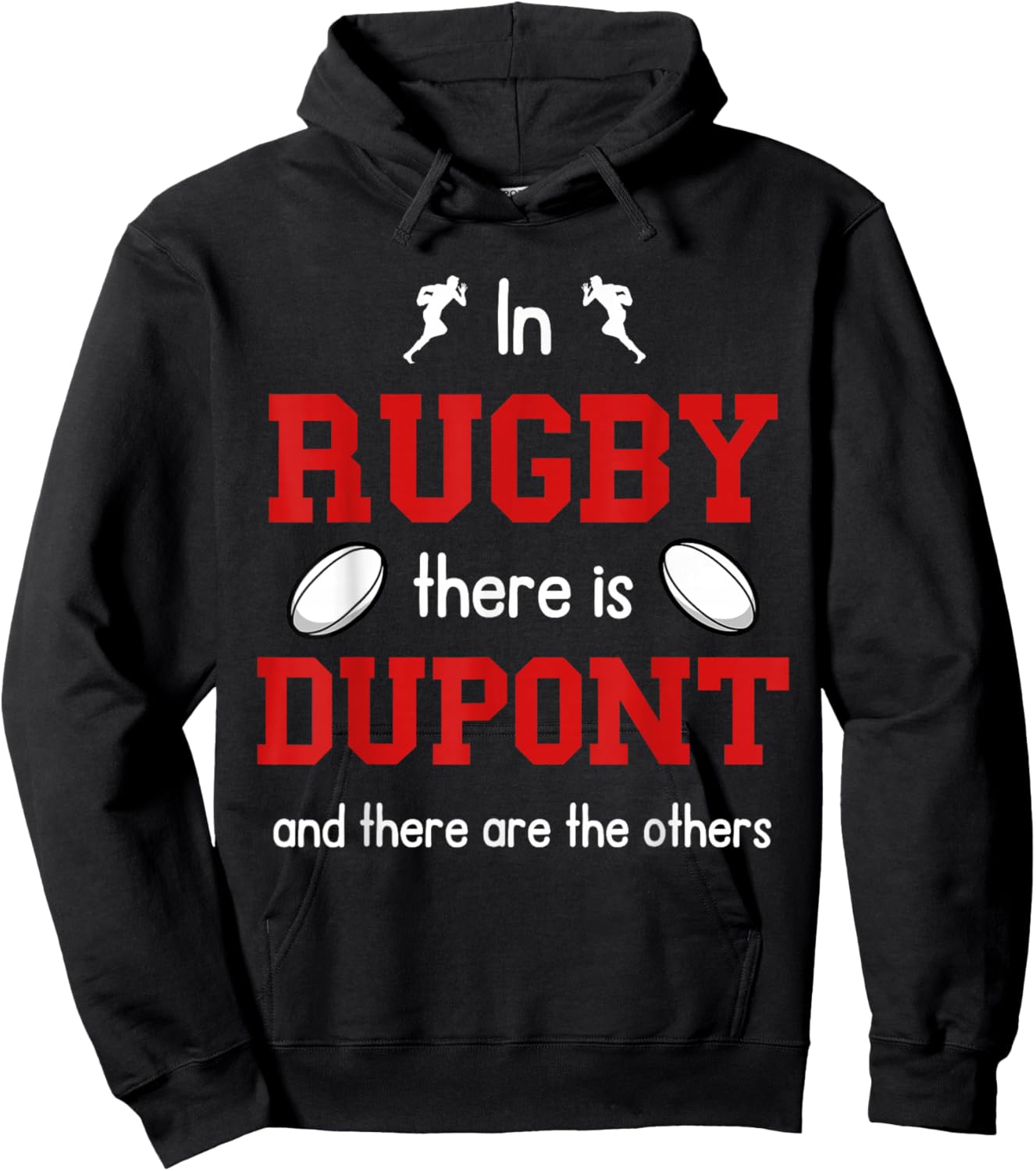 in Rugby, Dupont and The Others Rugbyman Rugbyman French Rugbyman Hoodie - Hoodie | Black