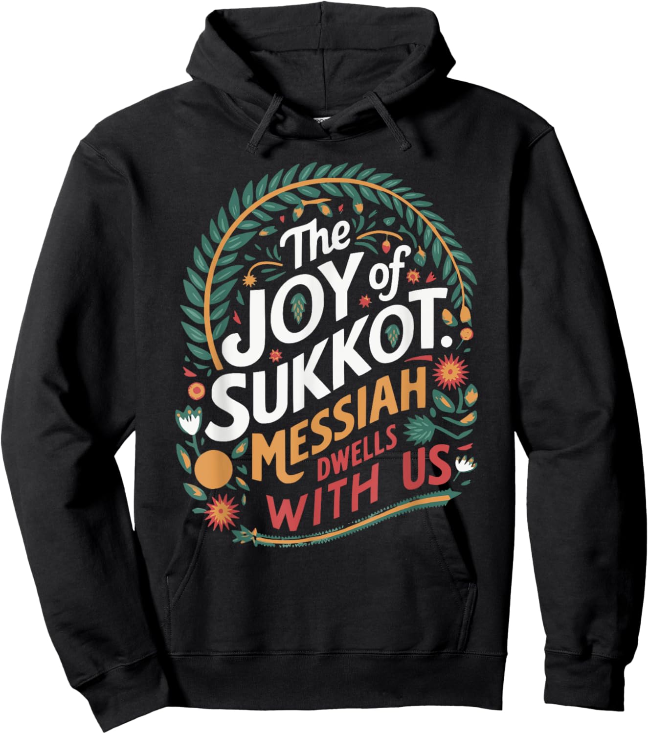 The Joy of Sukkot 3 Hoodie - Hoodie | Black