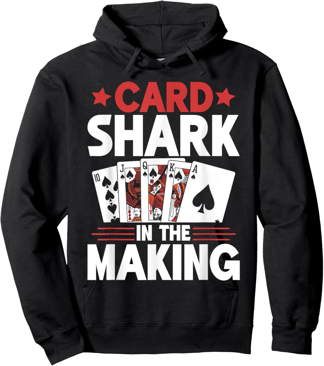 Card Shark in the Making Game Night Hoodie - Hoodie | Black
