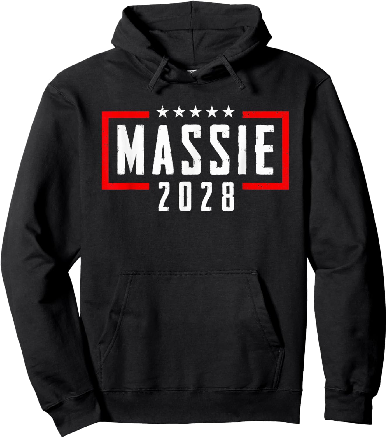Vintage Massie 2028 for President Thomas Massie 2028 Hoodie - Hoodie | Black