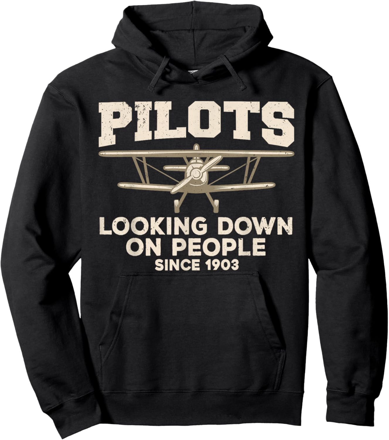 Funny Pilot Design Women Aviation Airplane Pilot Hoodie - Hoodie | Black