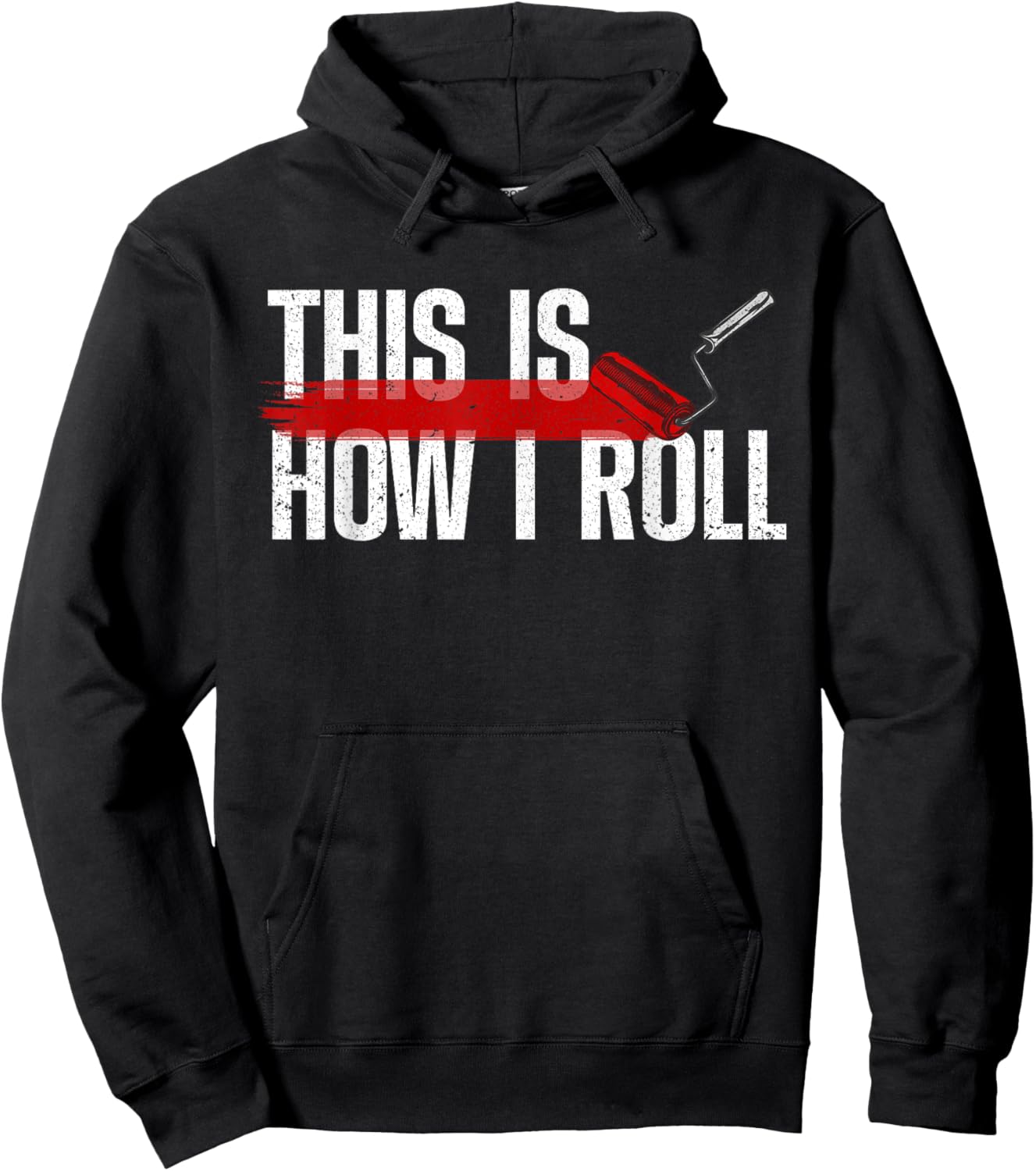 Painter Art Women Paint Roller Professional Painter Hoodie - Hoodie | Black