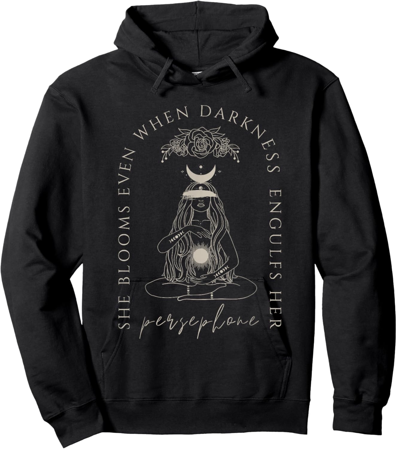 Hades And Persephone Mythology Persephone's Pomegranate Hoodie - Hoodie | Black
