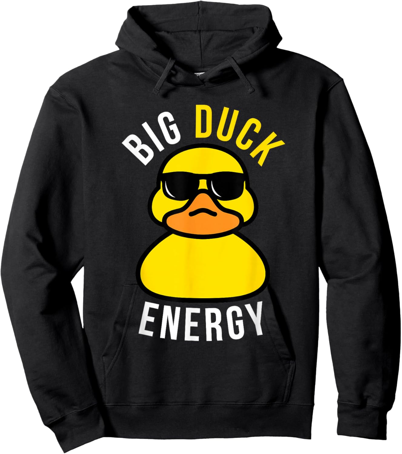 Rubber Ducky, Funny Meme, Big Duck Energy Hoodie - Hoodie | Black