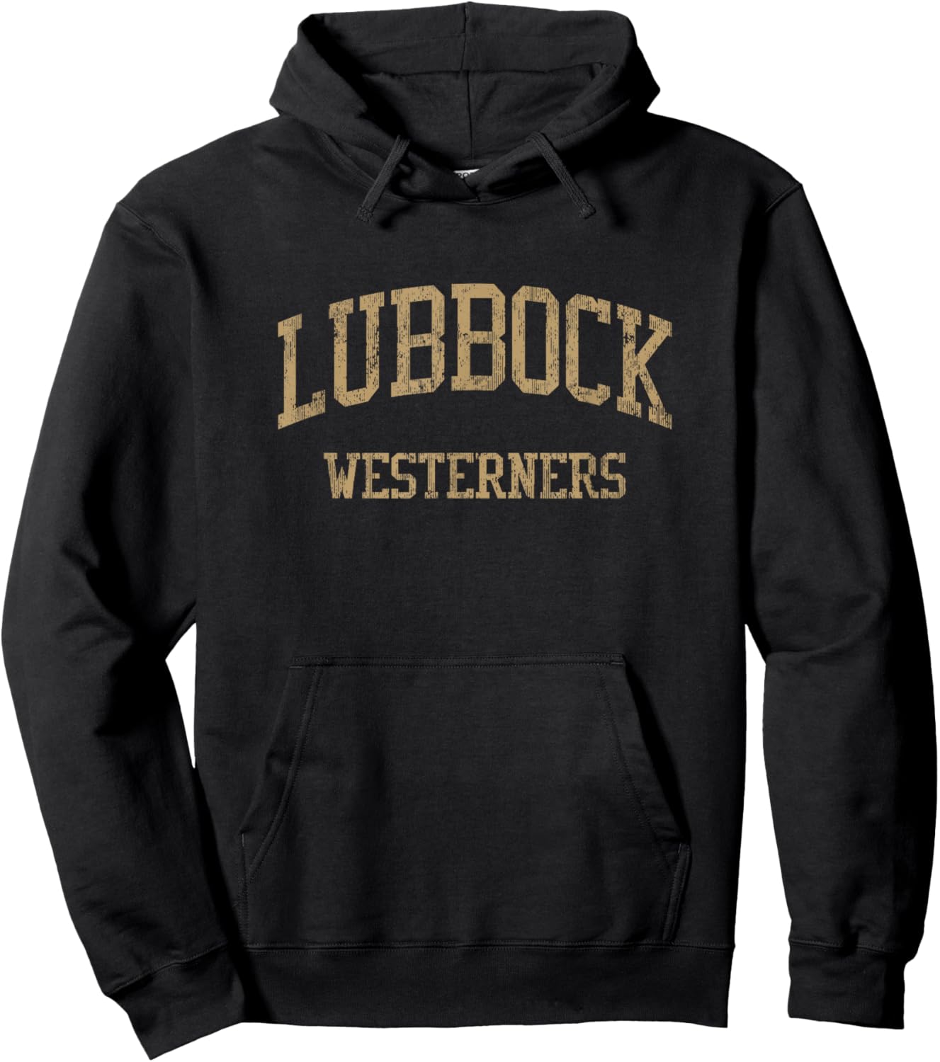 Lubbock High School HS Lubbock TX Vintage Sports Hoodie - Hoodie | Black