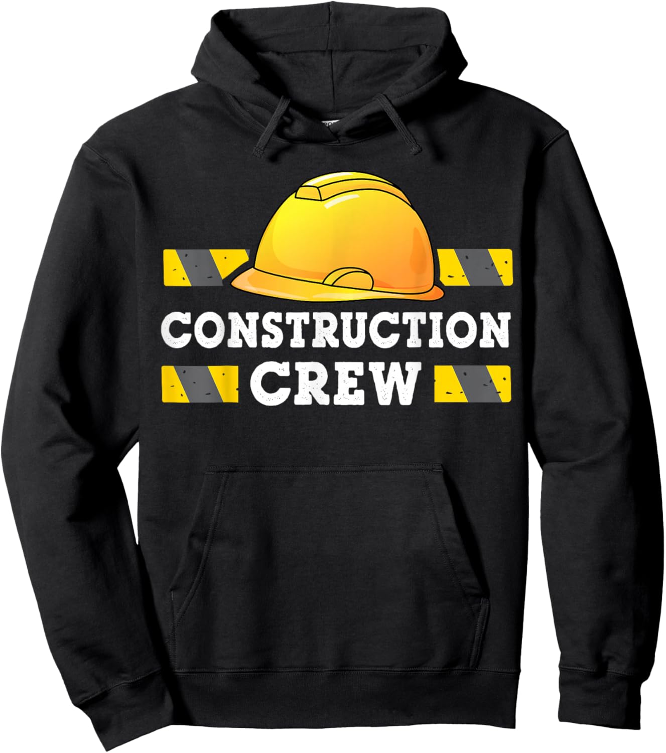 Kids Boys Construction Crew Birthday Party Supplies Matching Hoodie - Hoodie | Black