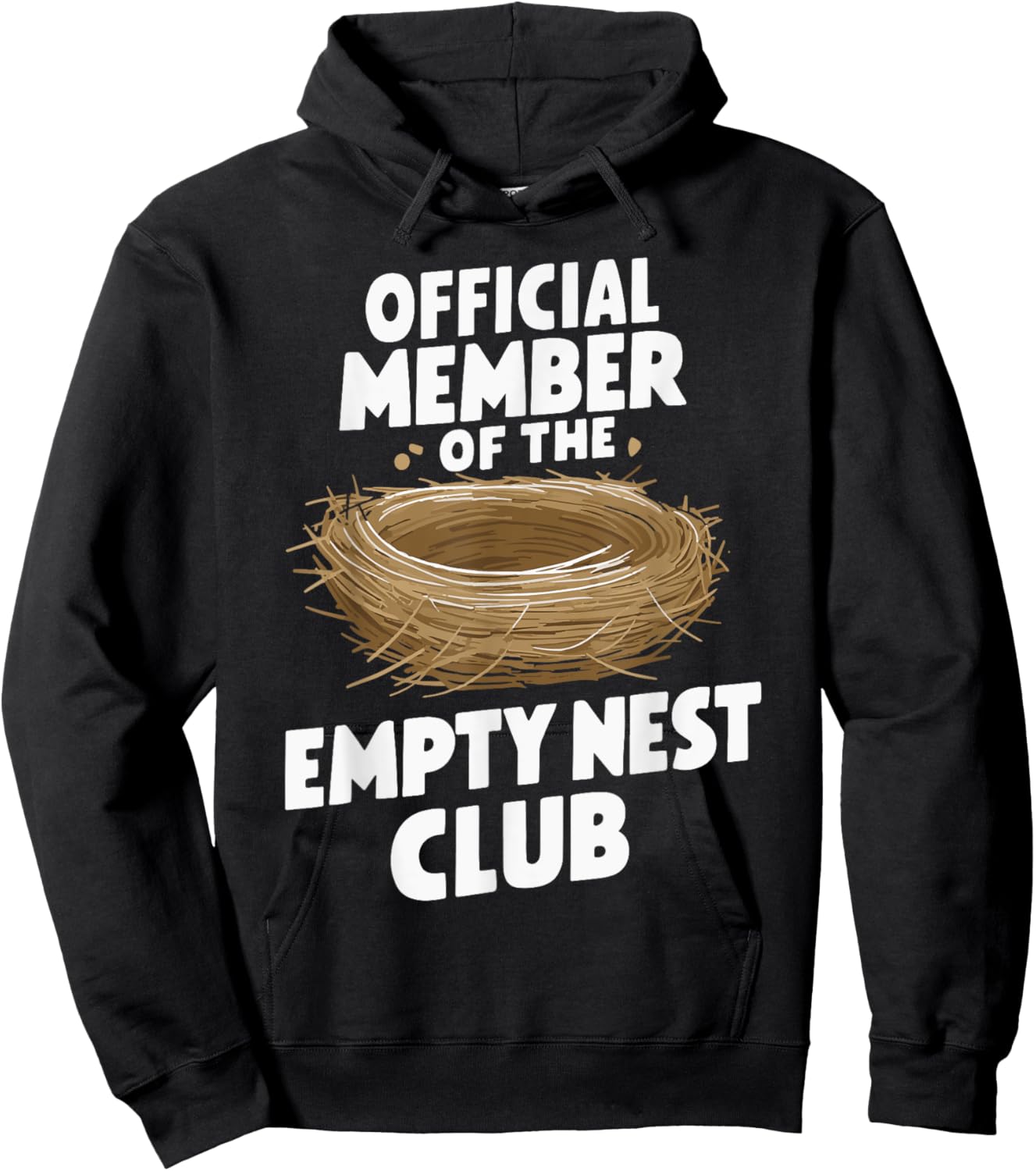 Official Member Of The Empty Nest Club Hoodie - Hoodie | Black