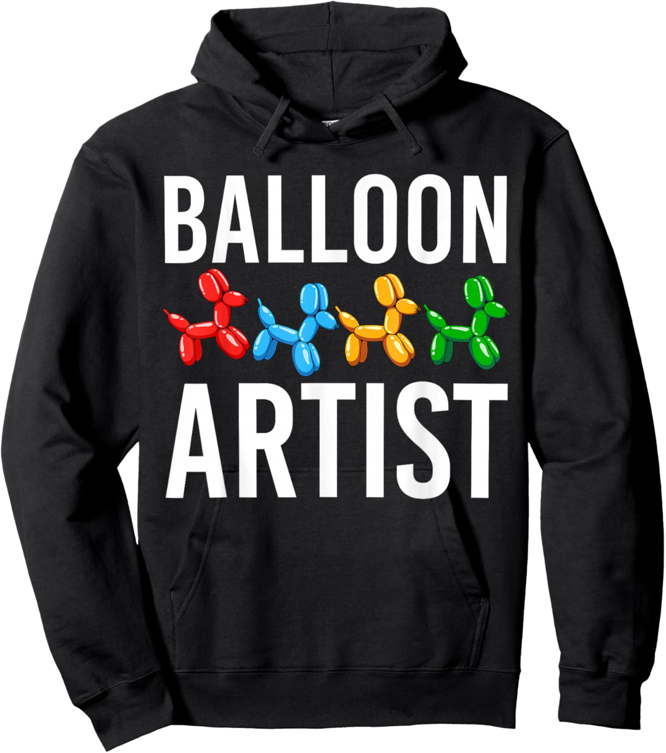 Funny Balloon Artist Twister Animal Twisting Balloons Lovers Hoodie - Hoodie | Black