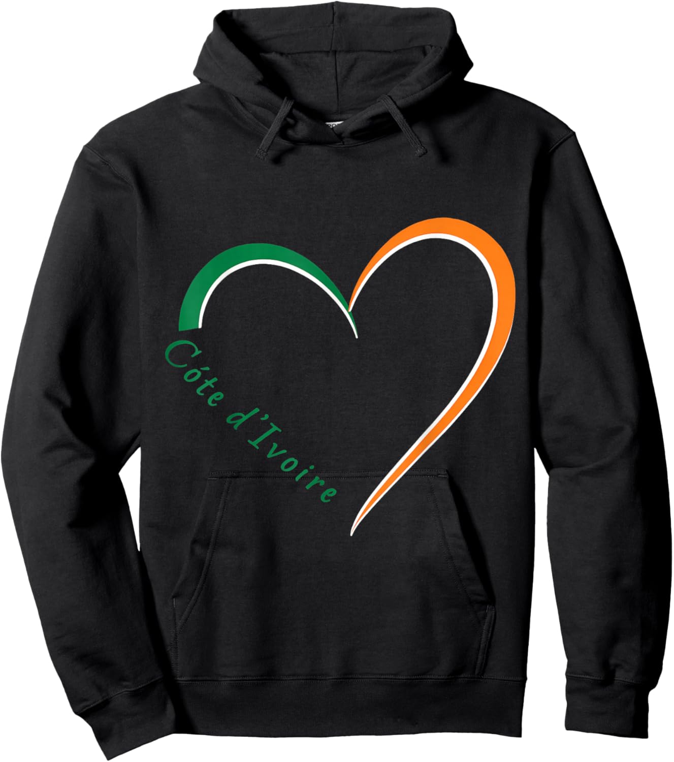 Ivory Coast Roots Ivorian Flag Cote D'Ivoire Hoodie - Hoodie | Black