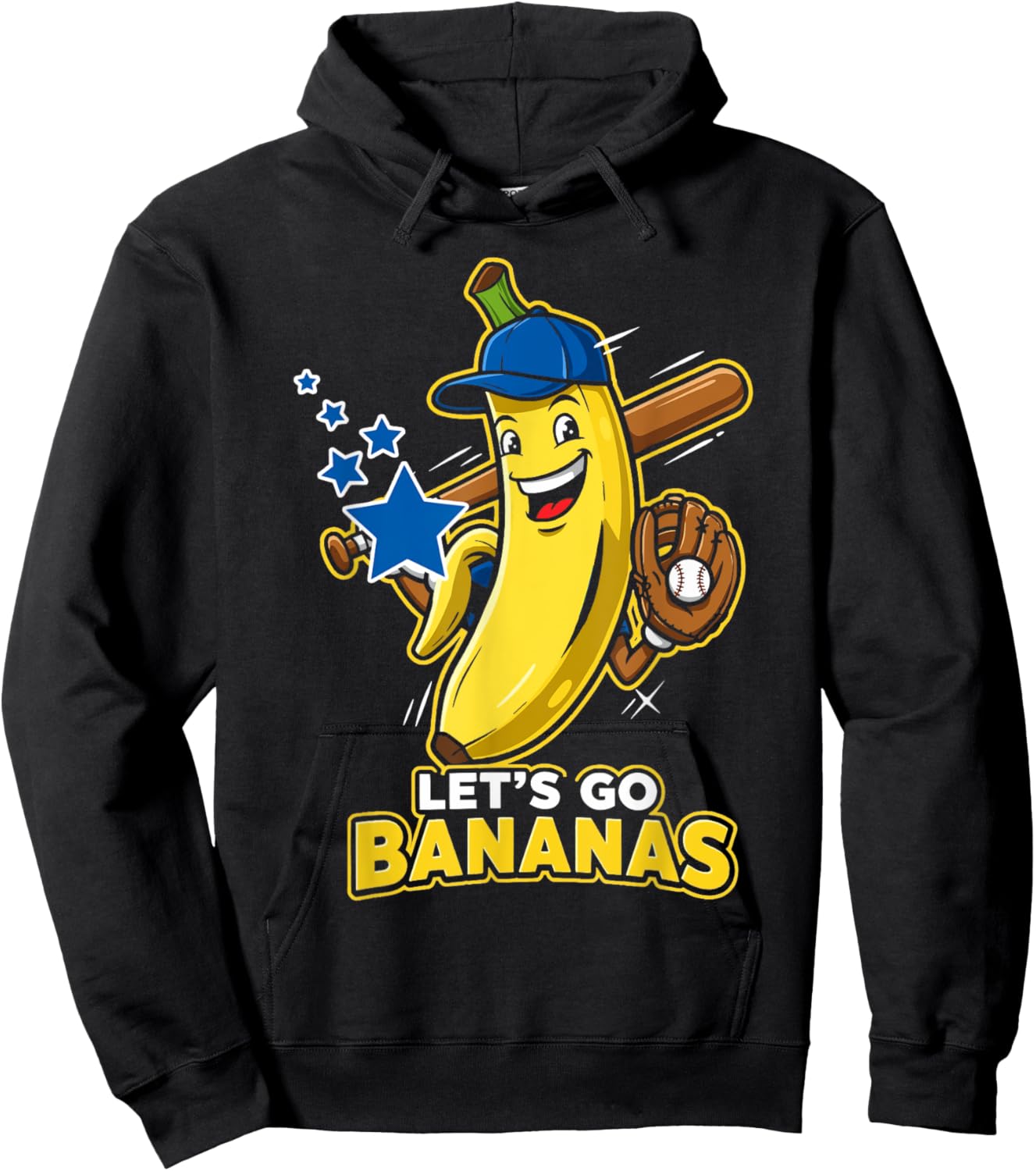 Funny Banana Shirts Gift Fruit Lovers Boys Lets Go Bananas Hoodie - Hoodie | Black