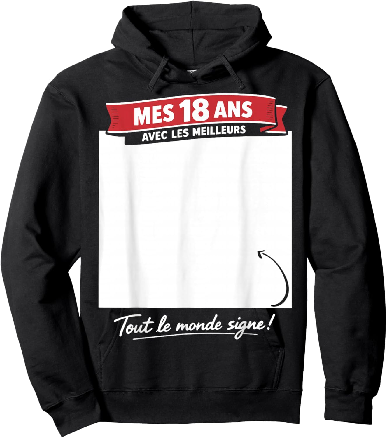 18th Birthday Boy Girl 18 Years 2008 Funny Gift Hoodie - Hoodie | Black