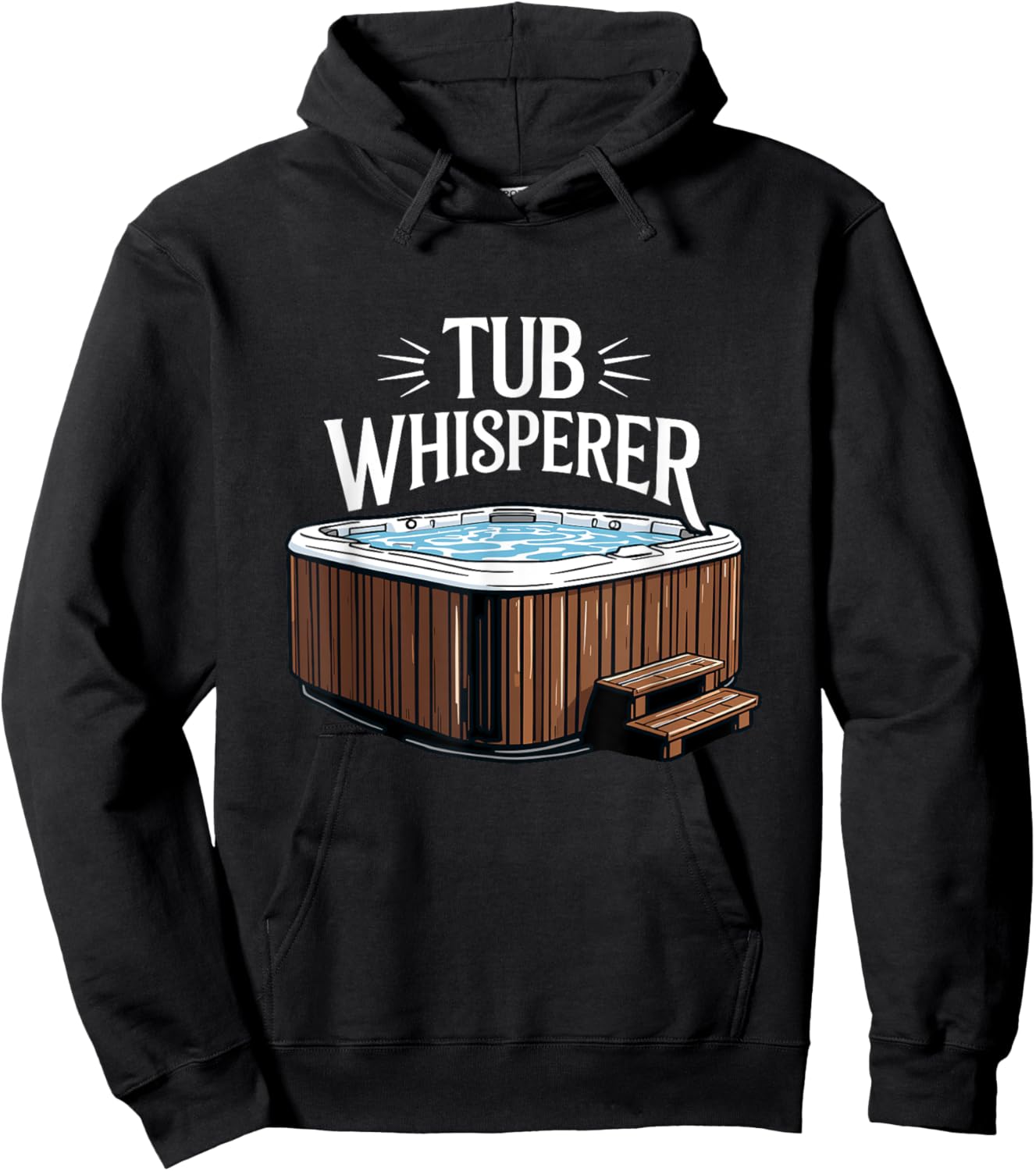 Whirlpool Funny Hot Tub Hoodie - Hoodie | Black