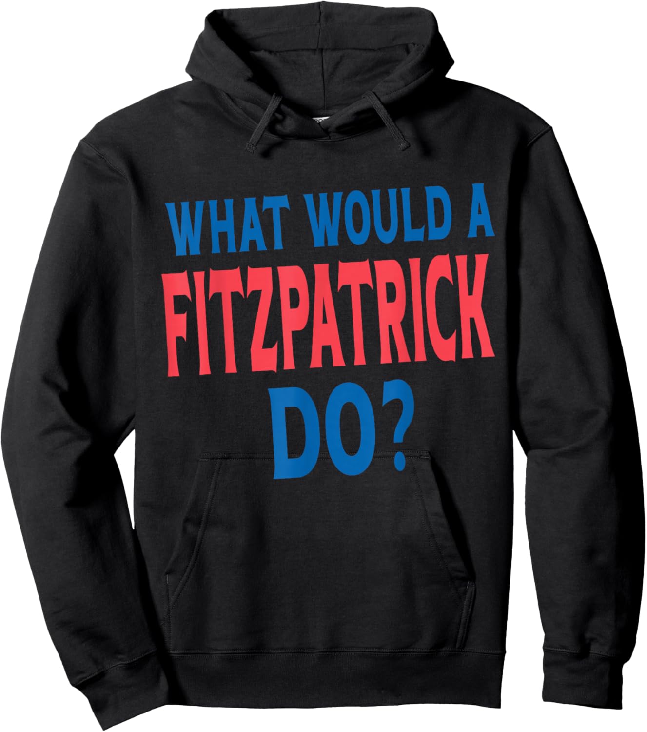 Fitzpatrick Surname Funny Team Family Last Name Fitzpatrick Hoodie - Hoodie | Black