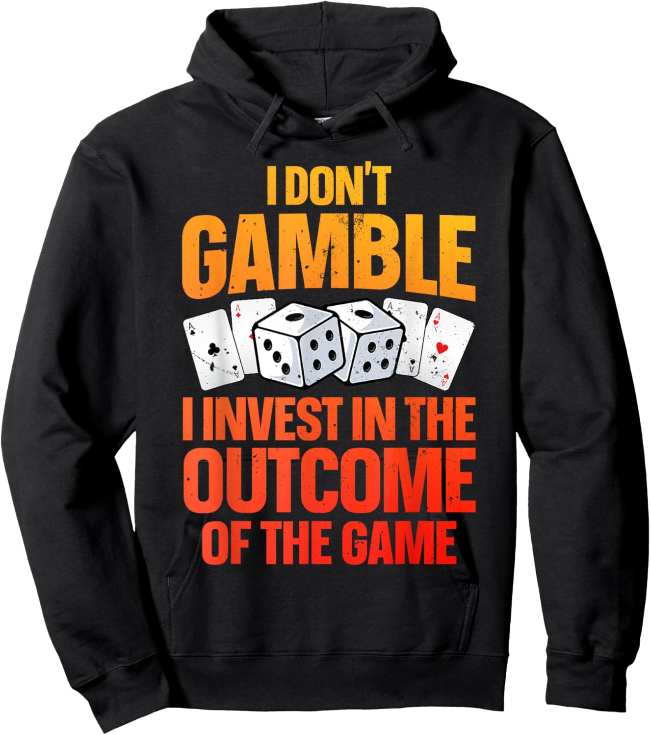 Funny Gambling Art Women Casino Poker Player Gambler Hoodie - Hoodie | Black