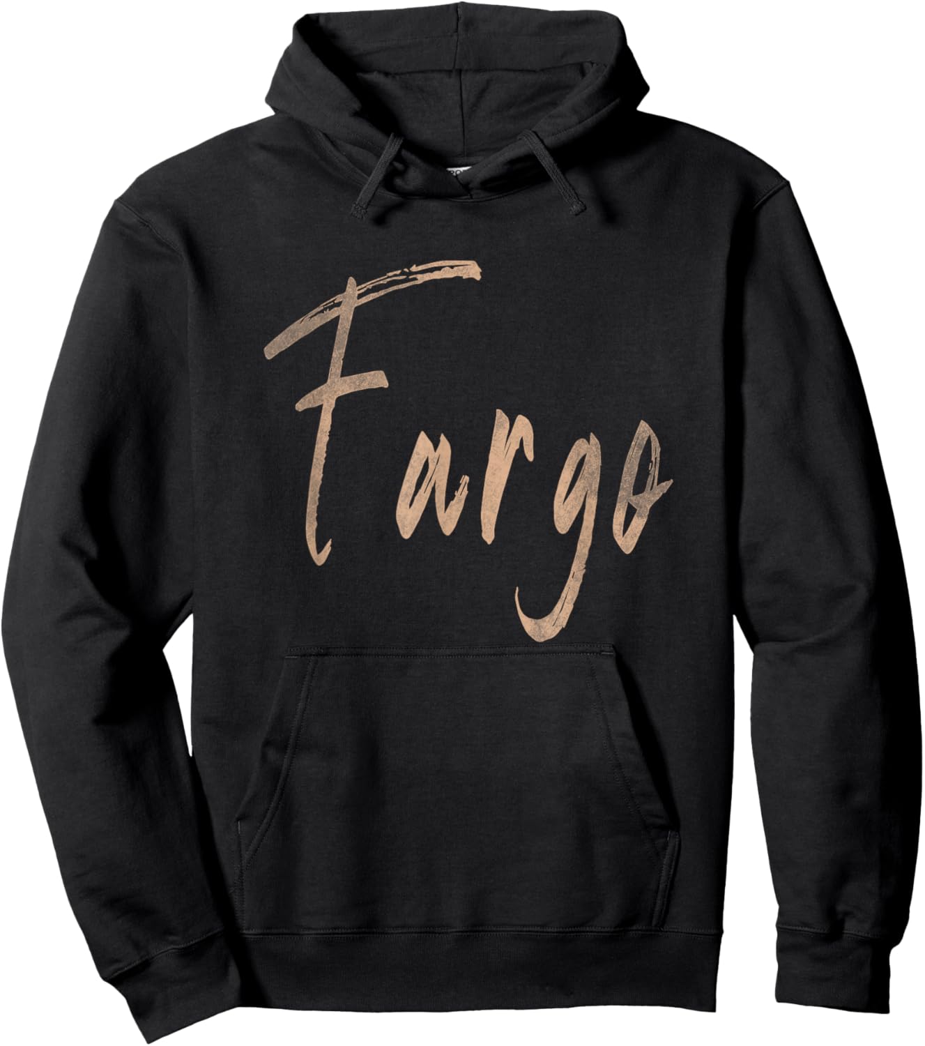 Fargo North Dakota Vintage Elegant Design Hoodie - Hoodie | Black