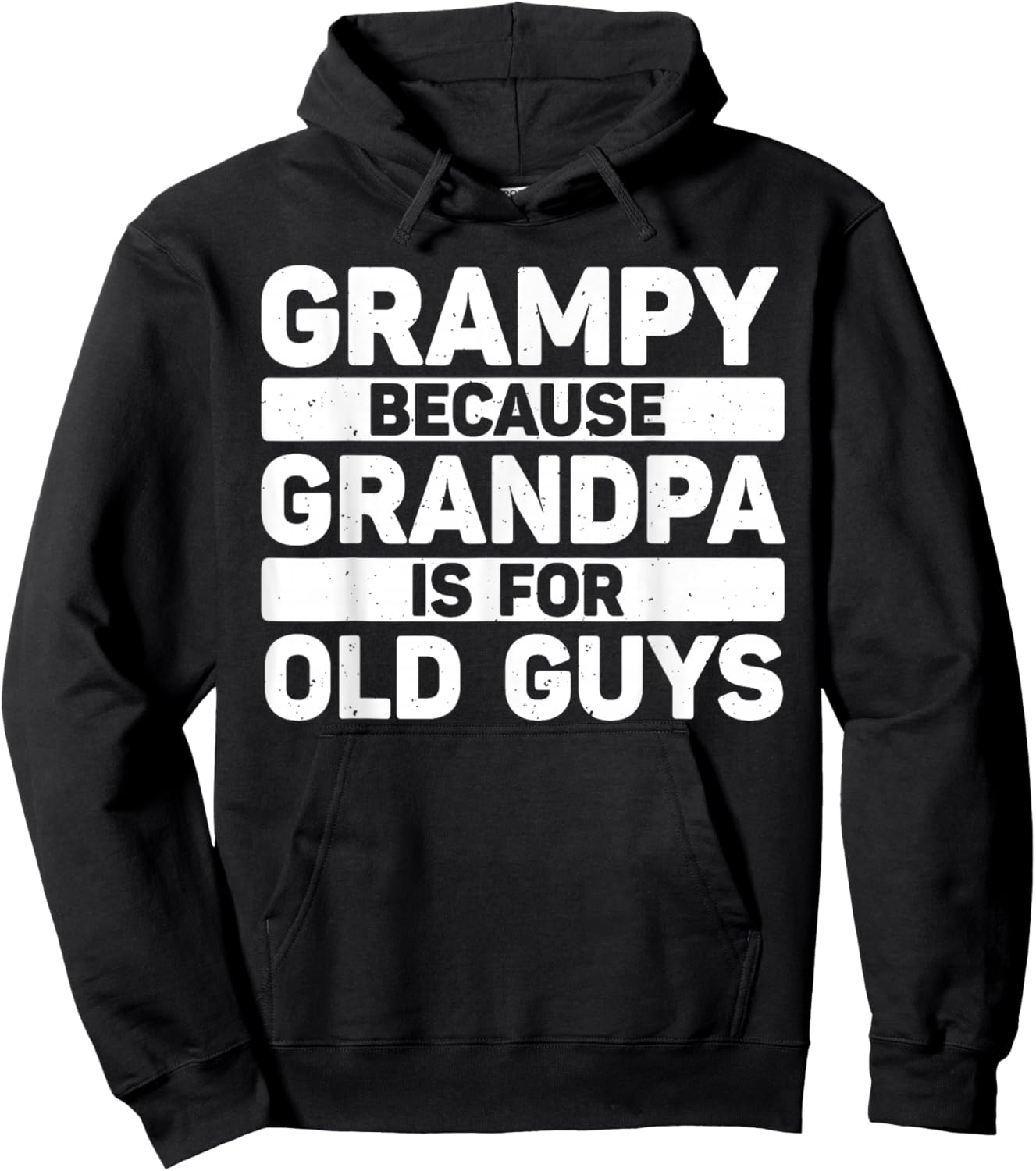 Grampy Design For Grandpa From Grandkids Father's Day Grampy Hoodie - Hoodie | Black