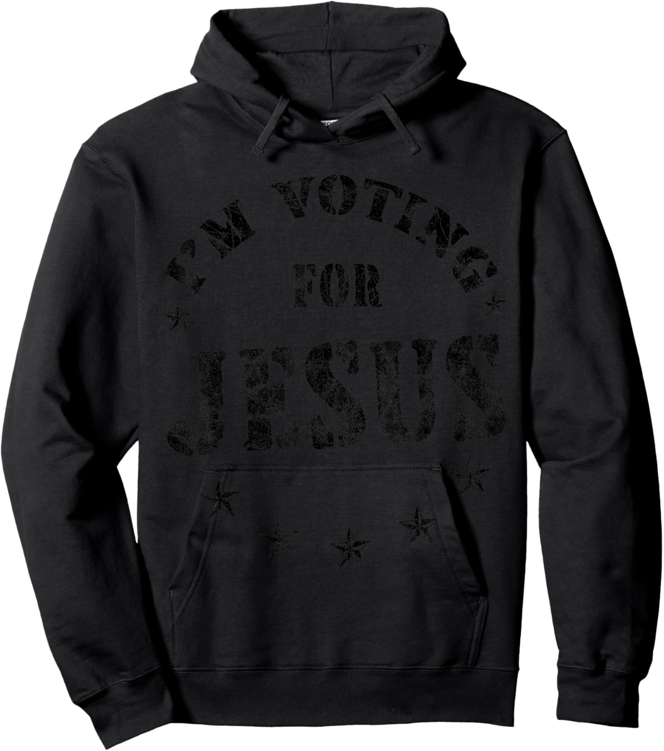 I'm Voting For Jesus Vote Jesus Election women kids Hoodie - Hoodie | Black