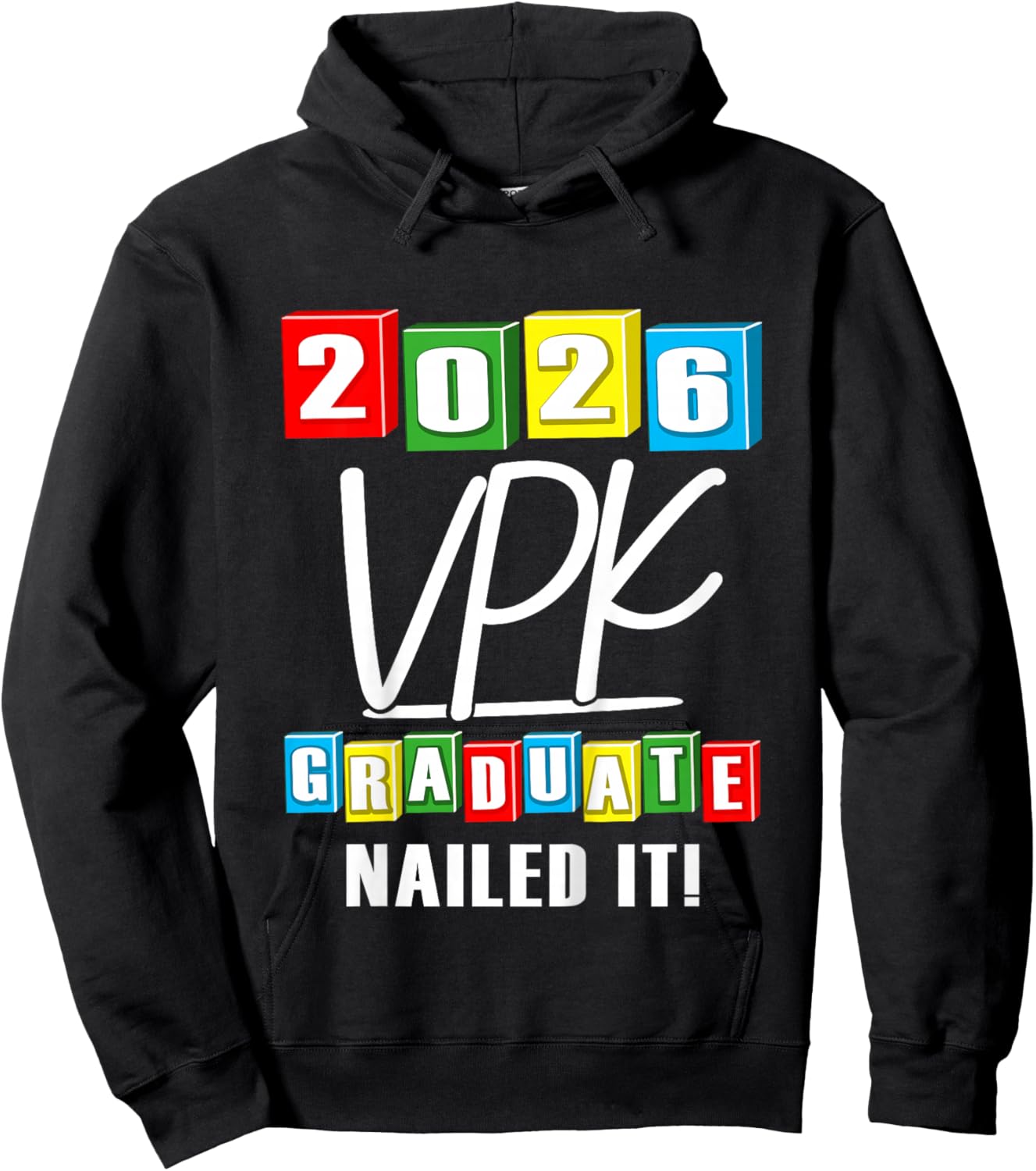 Kids VPK Graduation VPK Grad 2026 Hoodie - Hoodie | Black
