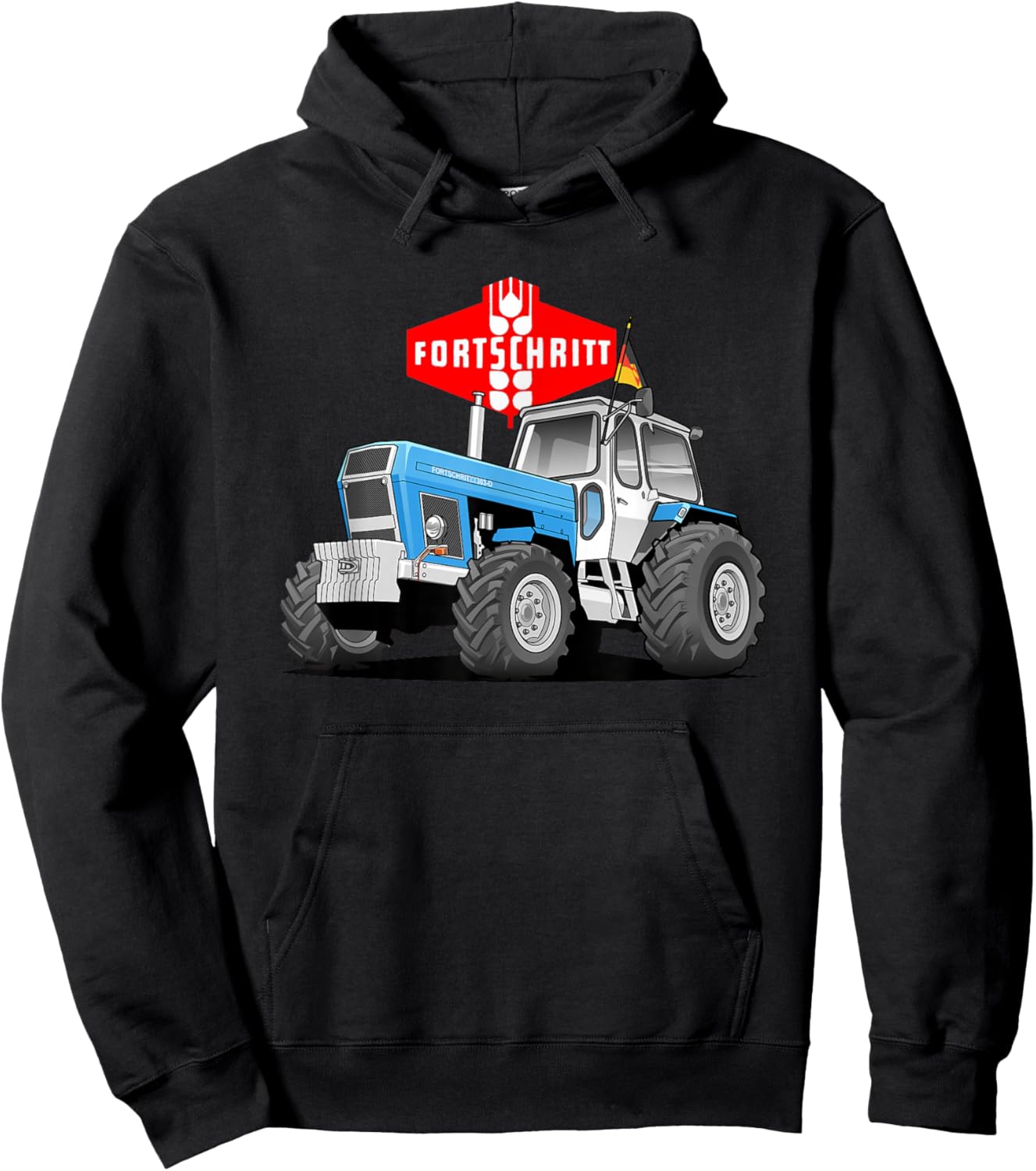 IFA Progress ZT 303 Tractor DDR Hoodie - Hoodie | Black