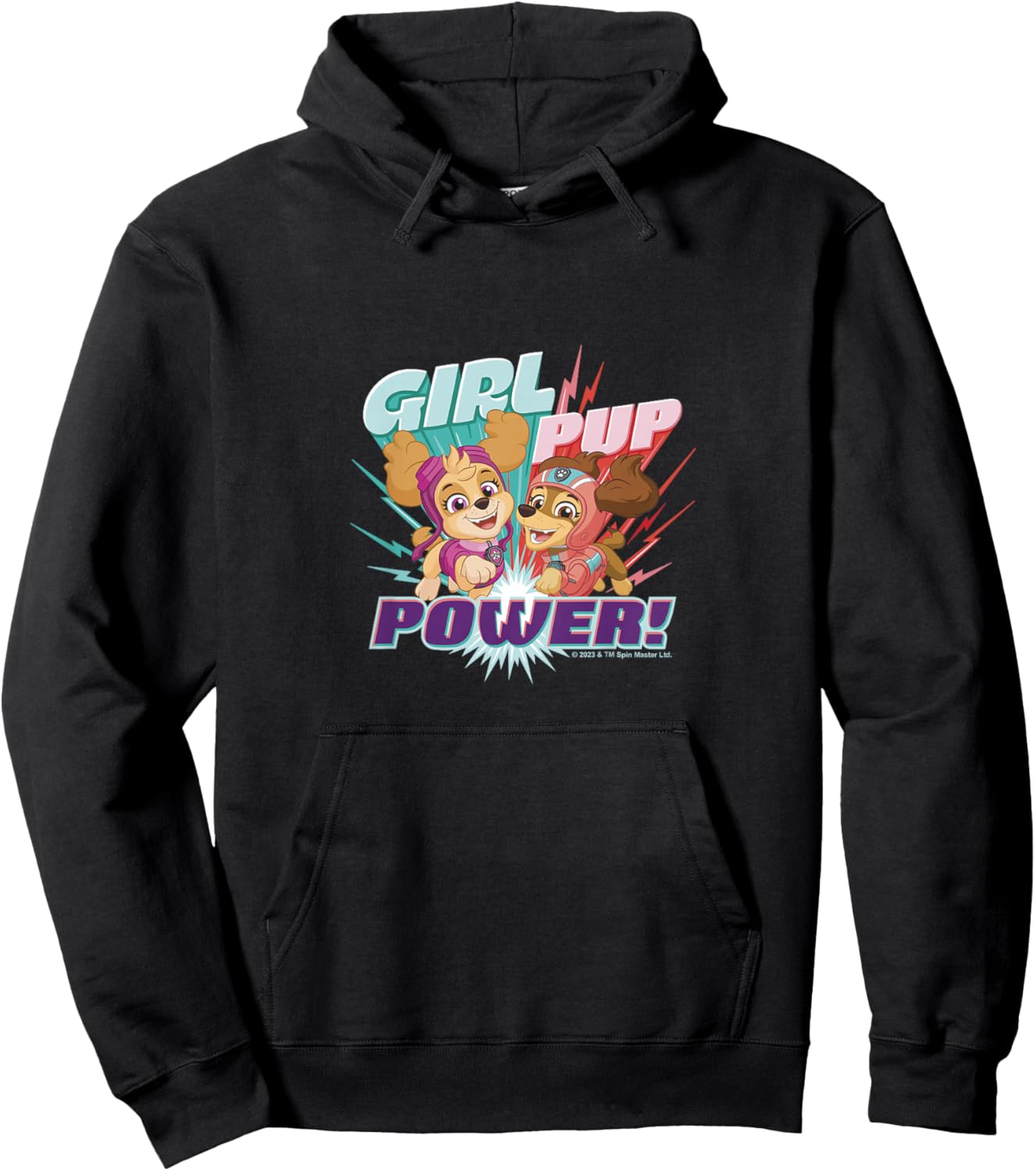 PAW Patrol Skye Liberty Electrifying Girl Pup Power Hoodie - Hoodie | Black