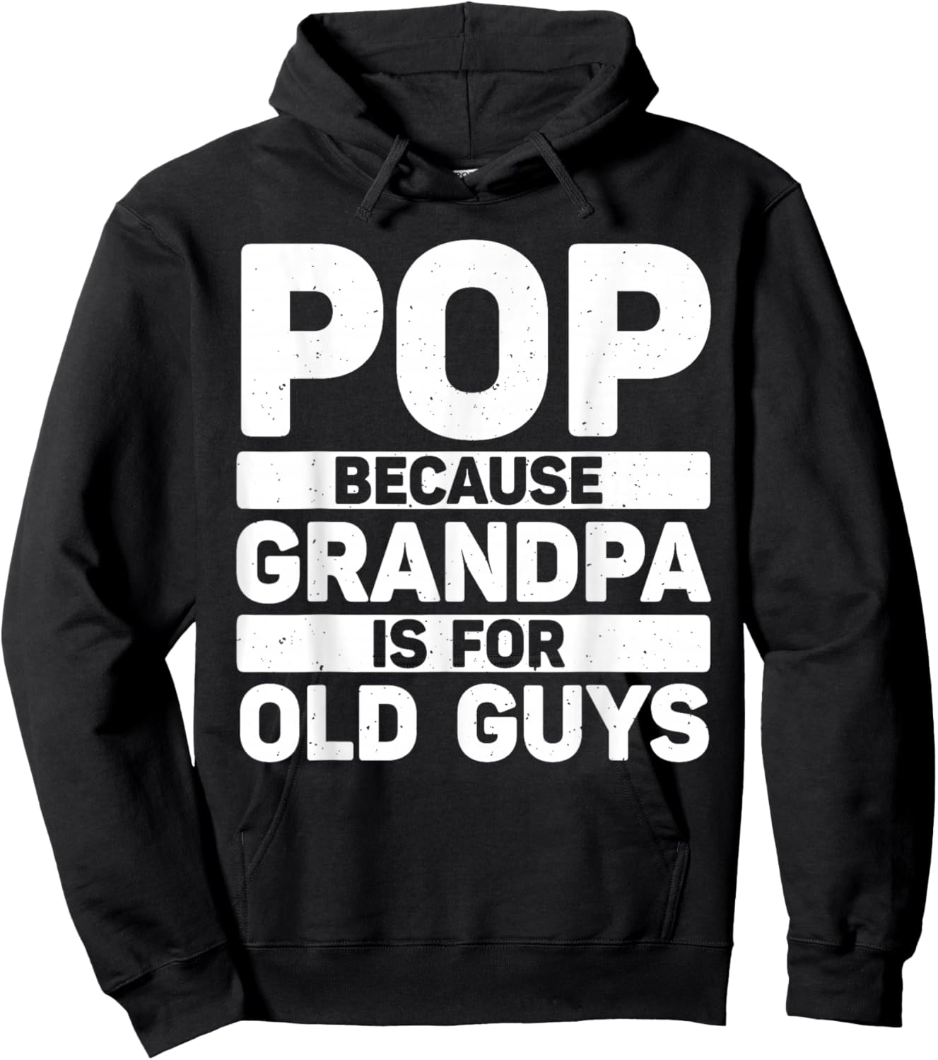 Best Pop Design For Grandpa From Grandkids Father's Day Pop Hoodie - Hoodie | Black