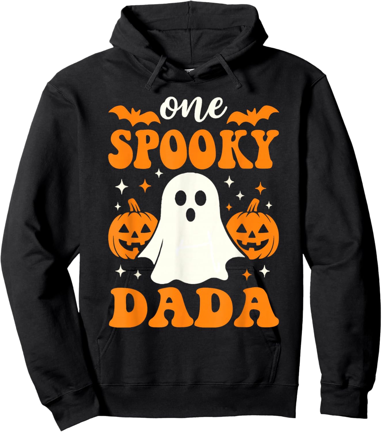 One Spooky Dada Matching Family Halloween Costumes Hoodie - Hoodie | Black