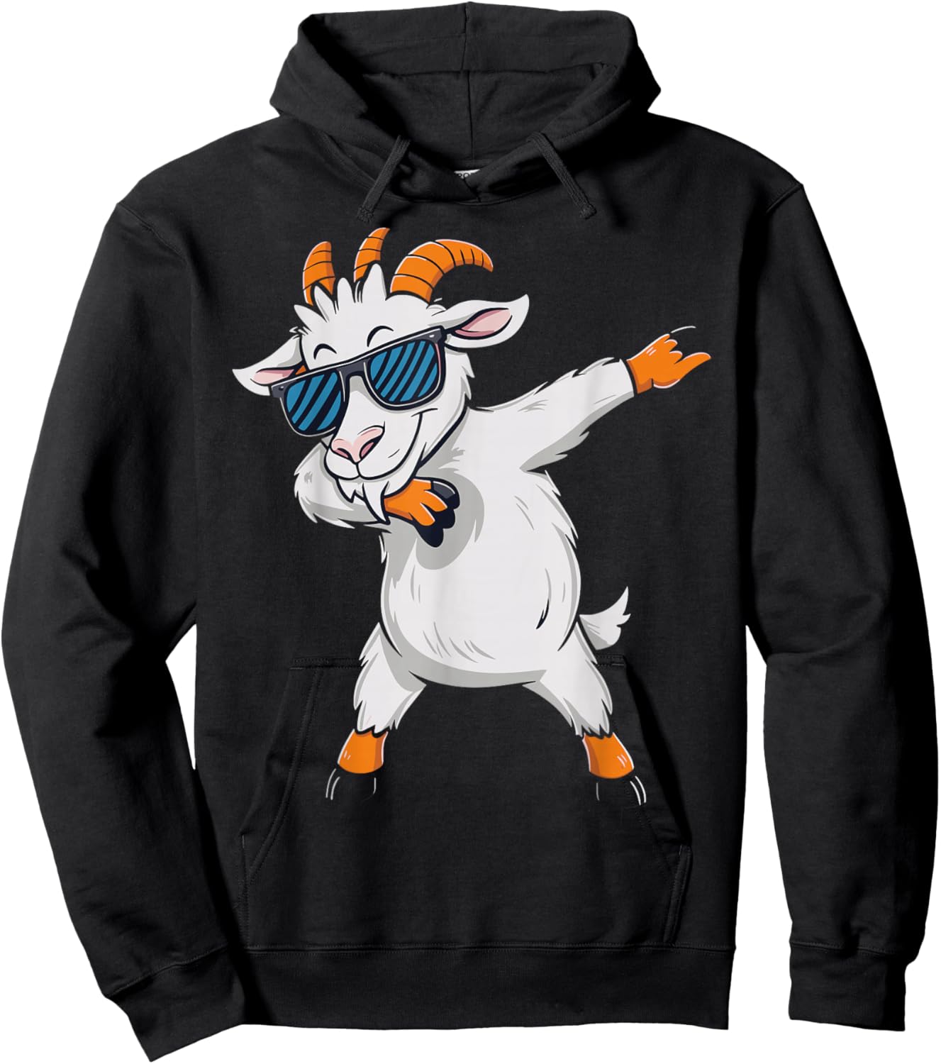 Dabbing Goat Goat Kids Costume Farm Animal Hoodie - Hoodie | Black