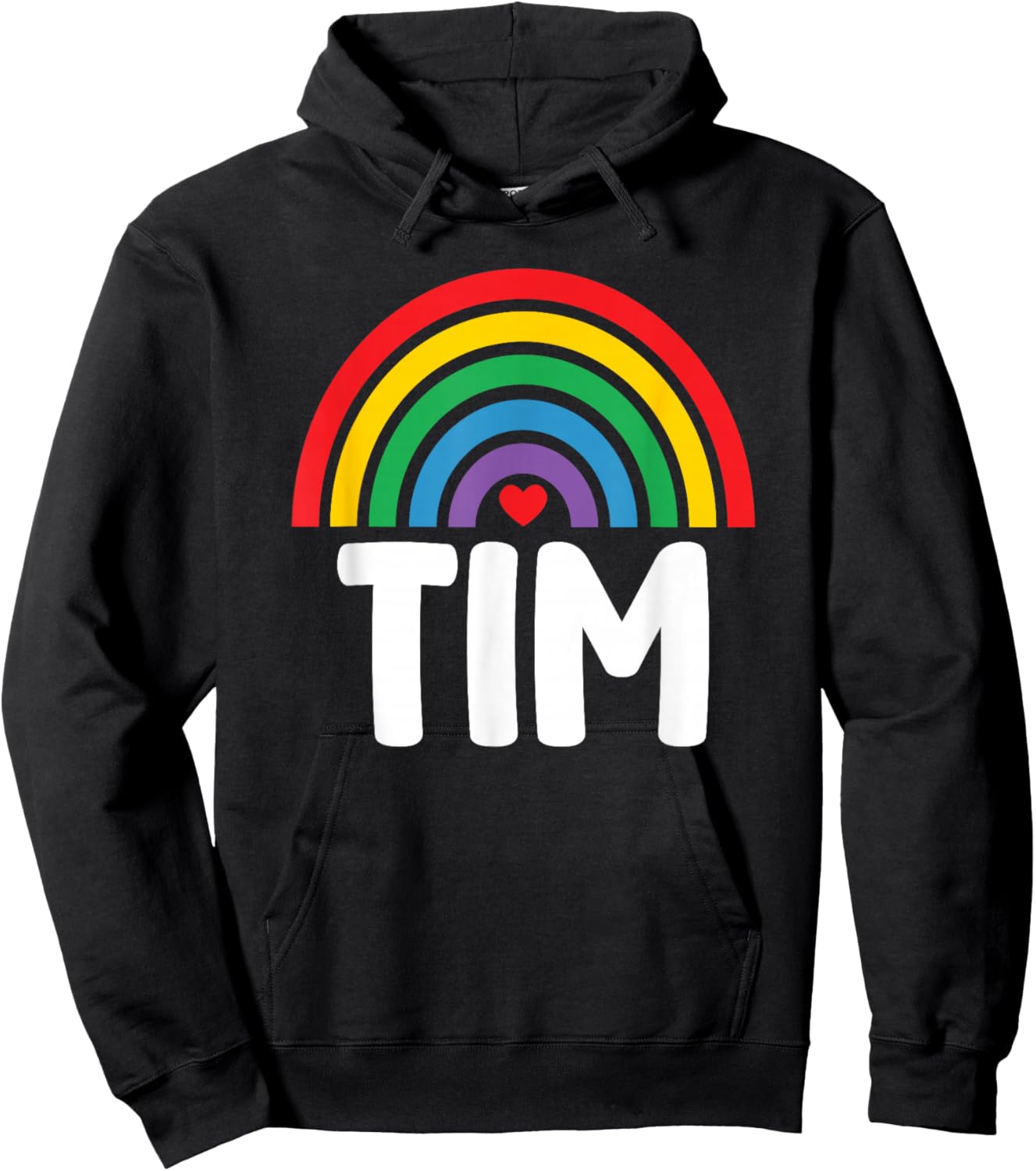 I Love Tim Cute Tim Lover Hoodie - Hoodie | Black