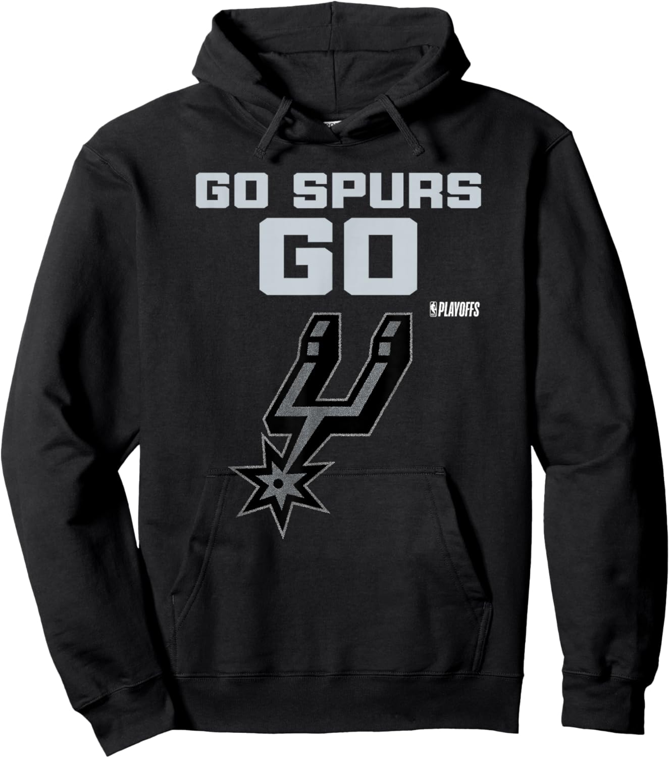 NBA 2026 Playoffs Mantra Spurs Bilboard Hoodie - Hoodie | Black