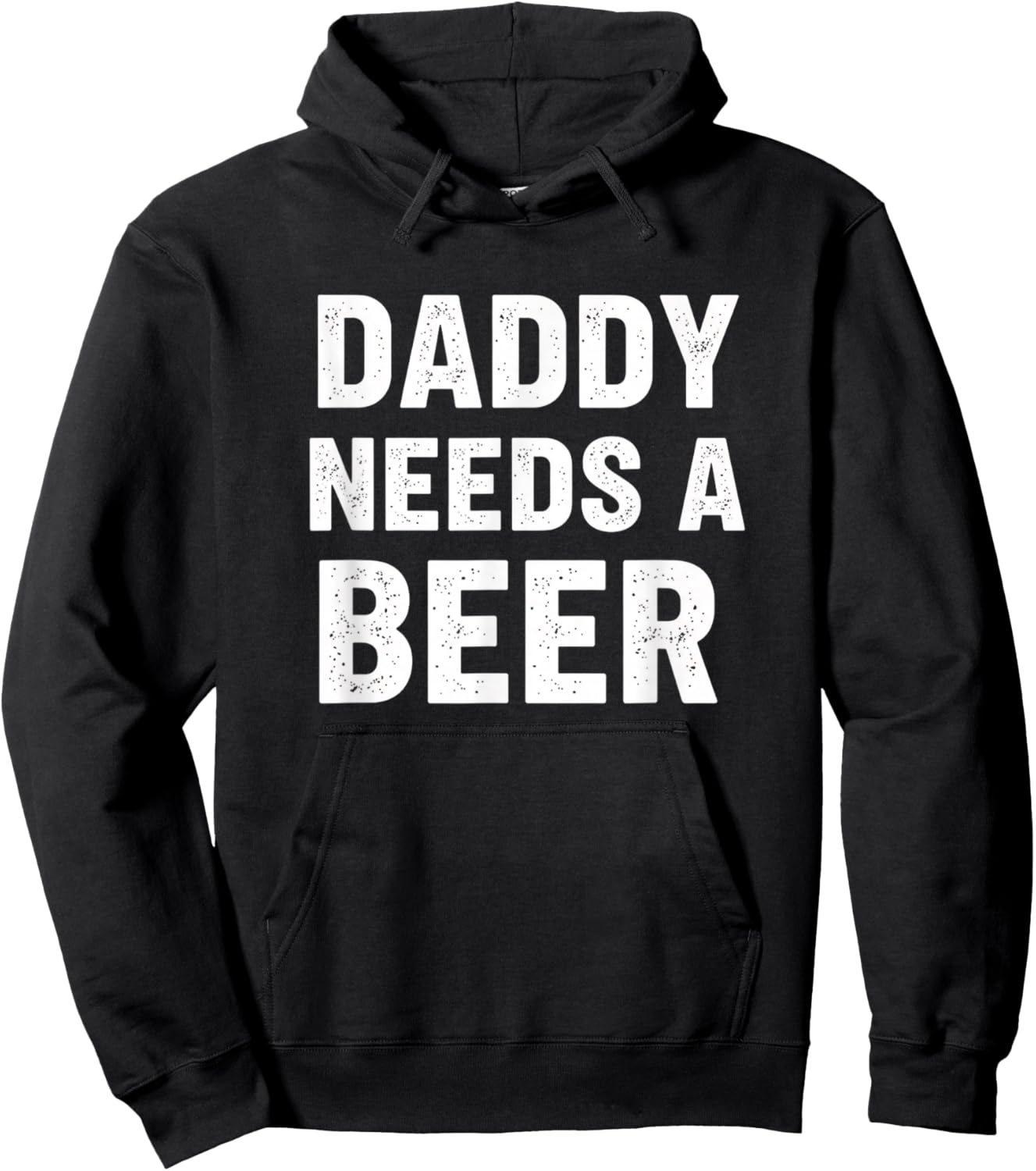 Dad Daddy Needs A Beer Funny Fathers Day Beer Lover Design Hoodie - Hoodie | Black