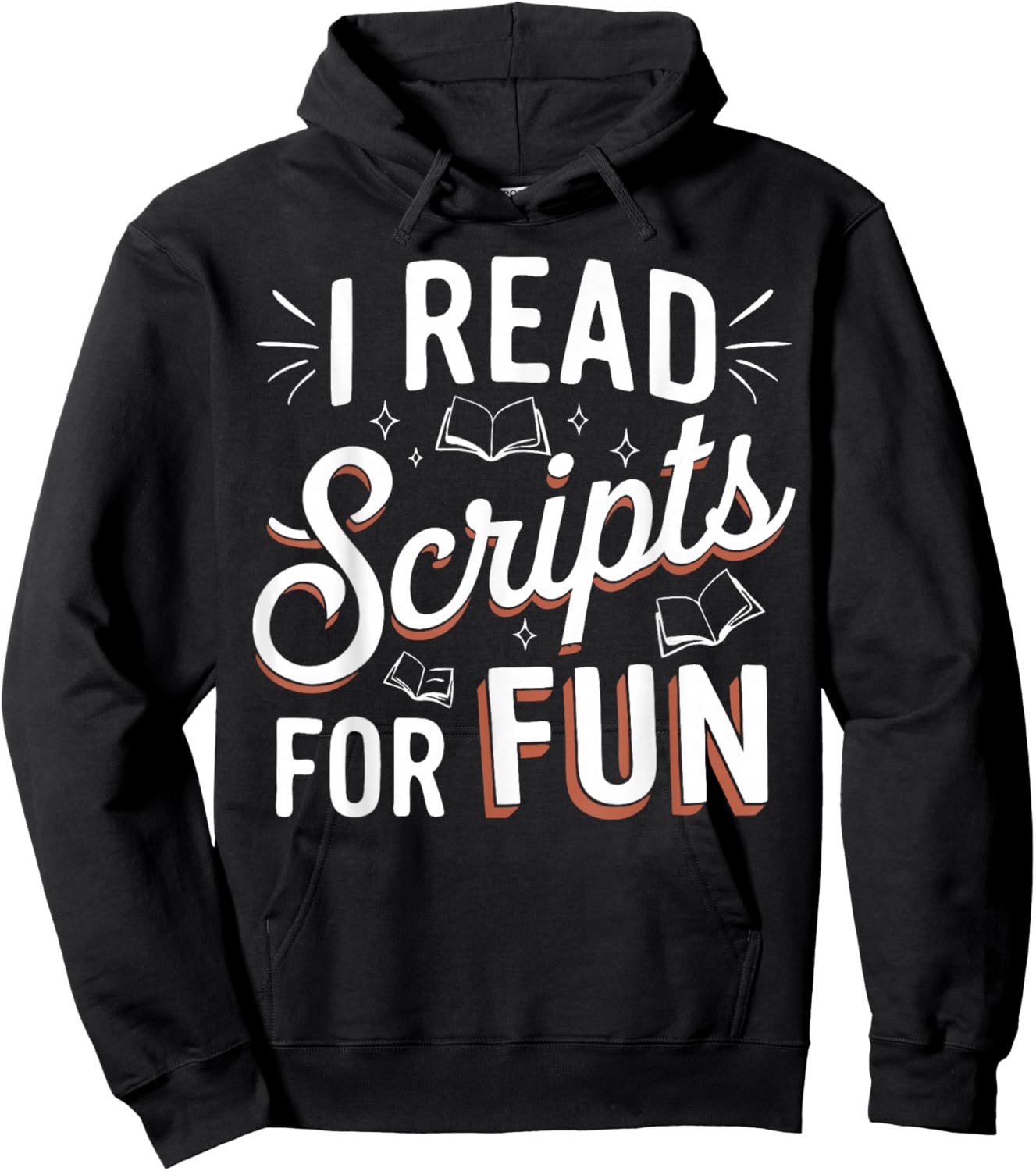 Theater Drama Teacher Scripts Funny Theatre Hoodie - Hoodie | Black