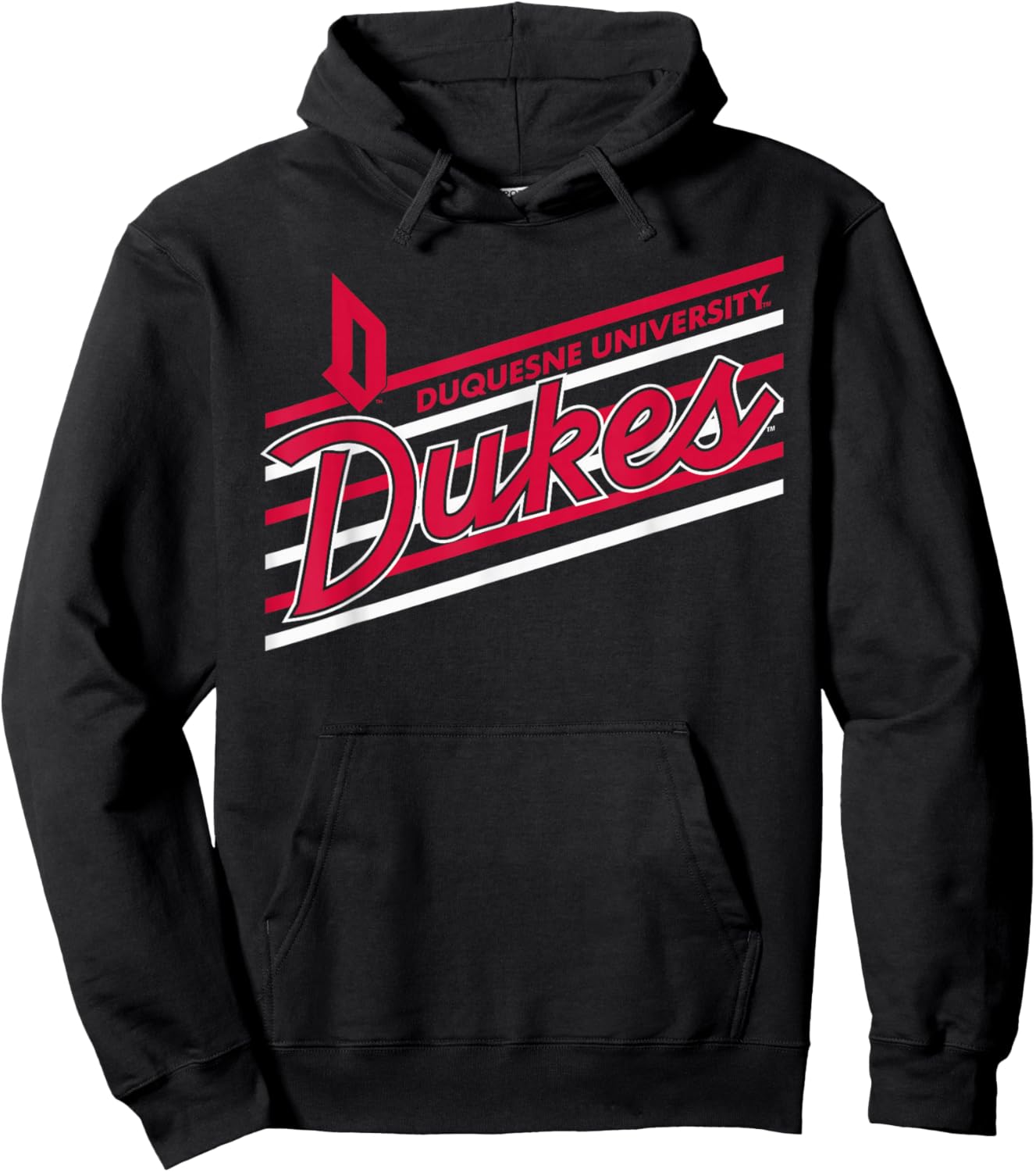 Duquesne Dukes Retro Performer Navy Officially Licensed Hoodie - Hoodie | Black