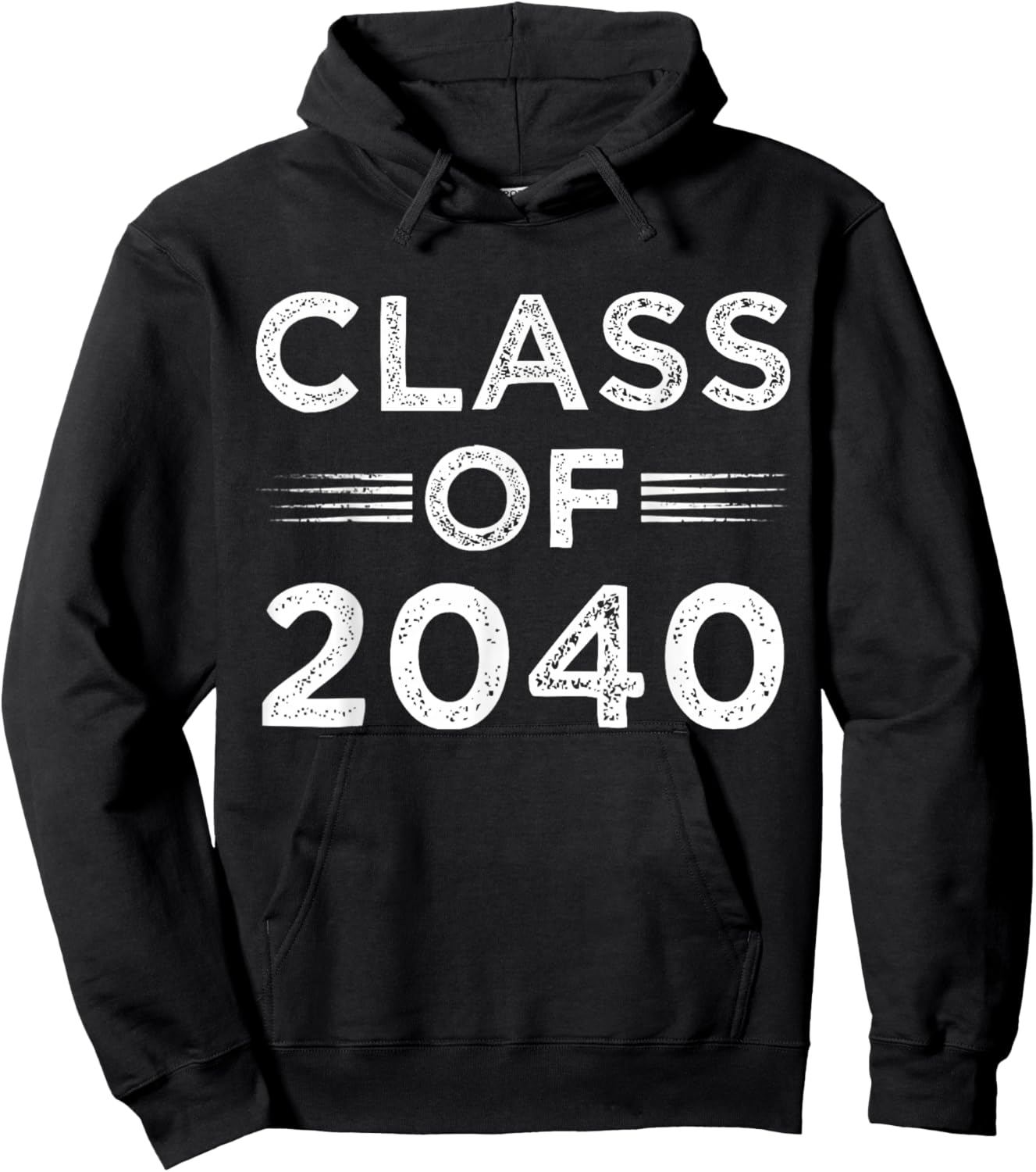 Class of 2040 Grow with Me First Day of School Future Kids Hoodie - Hoodie | Black