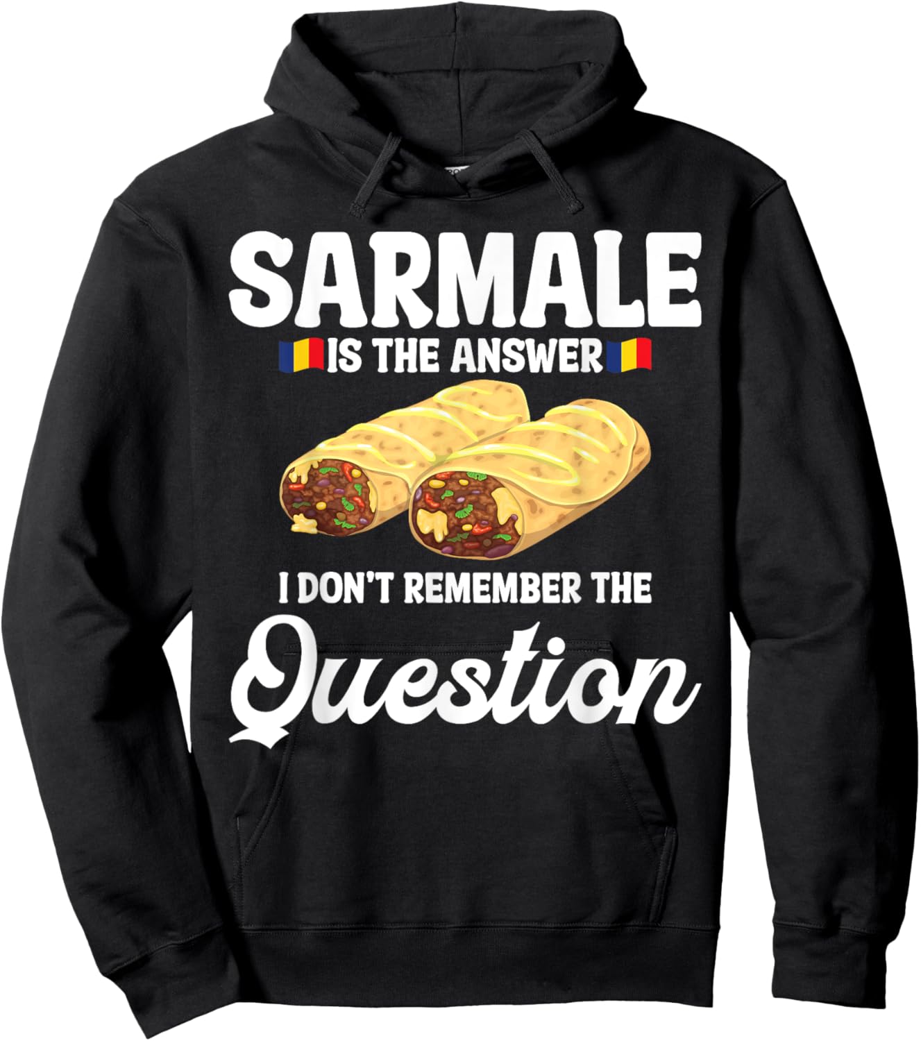 Sarmale Rolls Outfit Sarmale Costume Romanian Sarmale Hoodie - Hoodie | Black