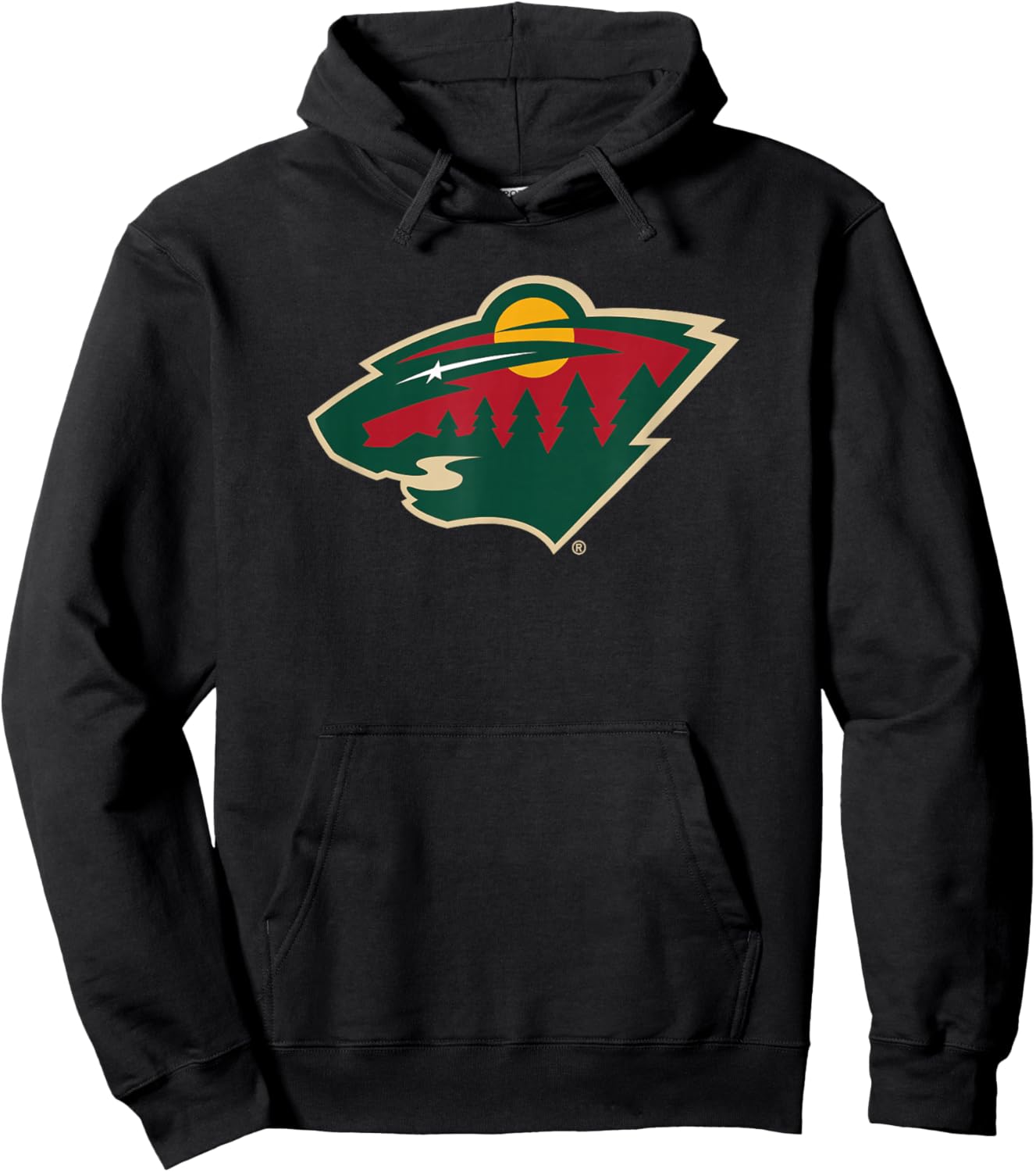 Minnesota Wild Icon Officially Licensed Hoodie - Hoodie | Black