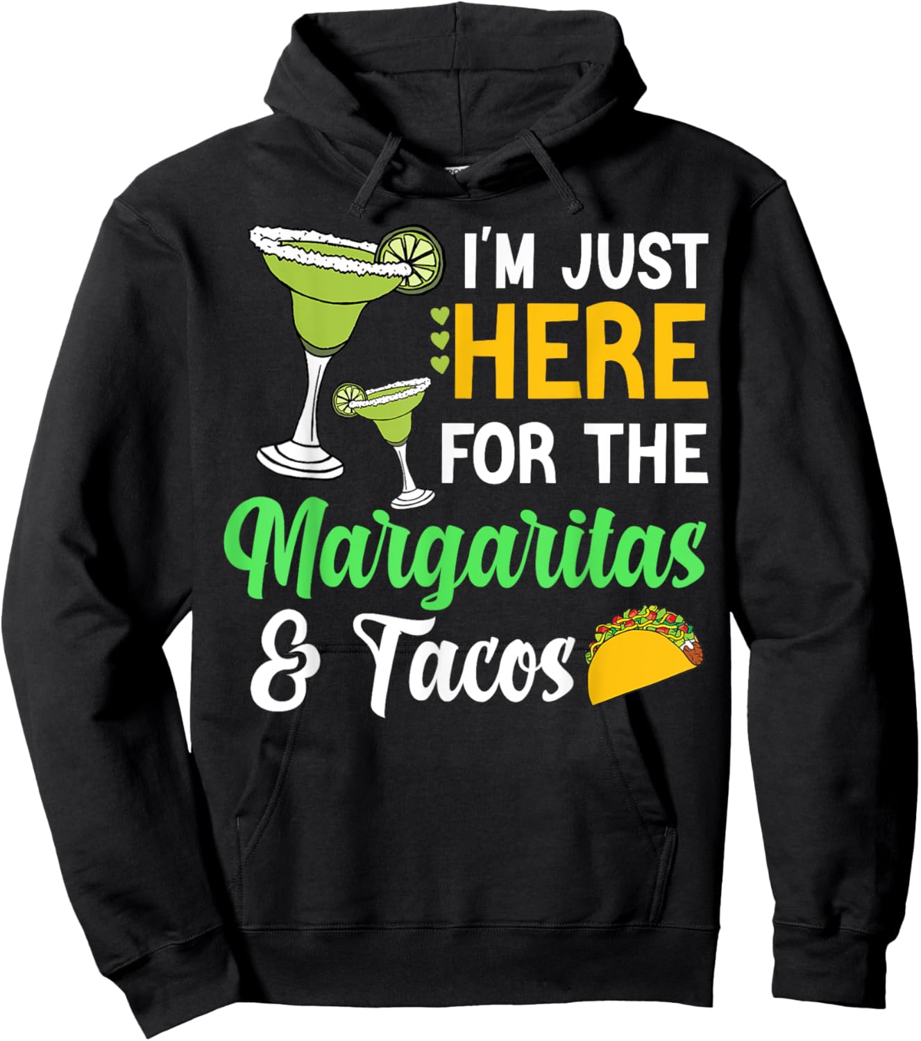 cinco de mayo Tacos And Margaritas Women mamacita Mexican Hoodie - Hoodie | Black