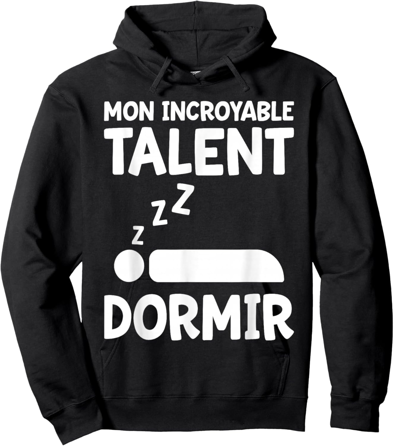 Humor Talent Sleep Nap Gift Sleeper Hoodie - Hoodie | Black
