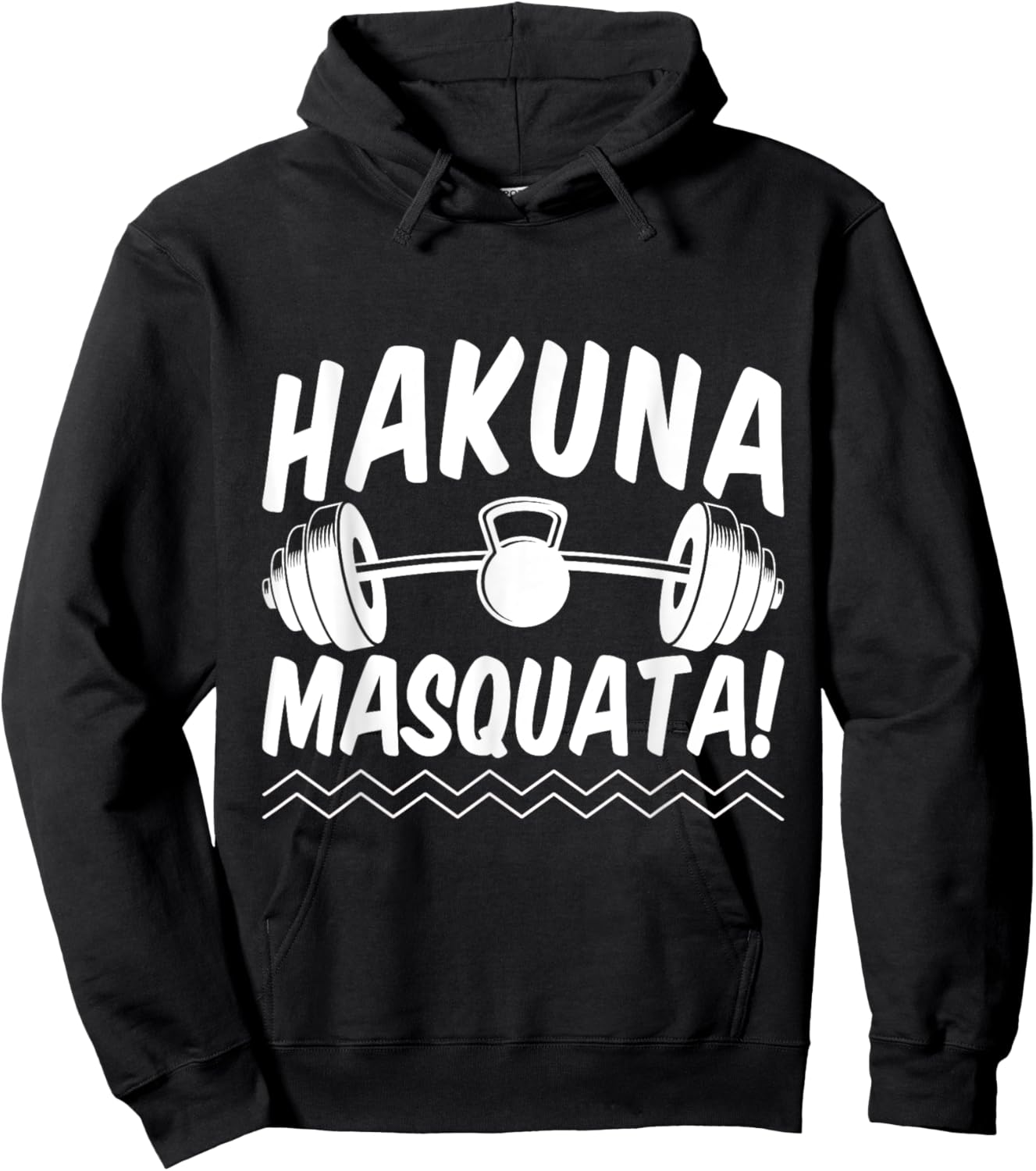 Gym Junkies Hakuna Masquata Calisthenics Fitness Hoodie - Hoodie | Black