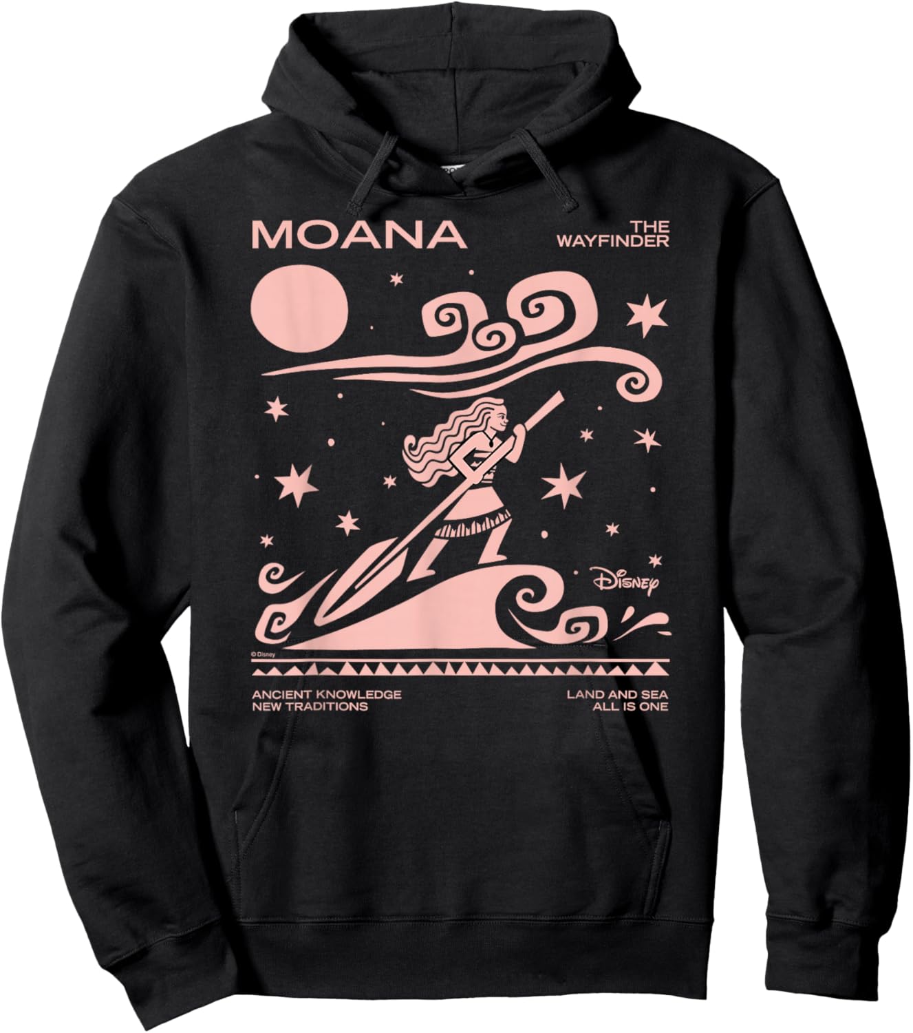 Disney Moana The Wayfinder Ancient Knowledge Pink Hoodie - Hoodie | Black
