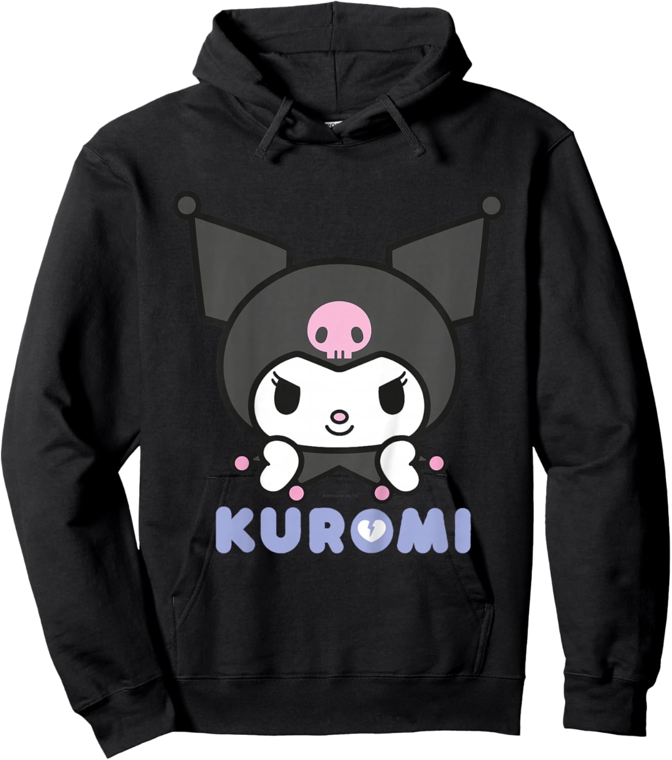 Hello Kitty Kuromi Bad Cool Sweet Friends Punk-Klassiker Hoodie - Hoodie | Black