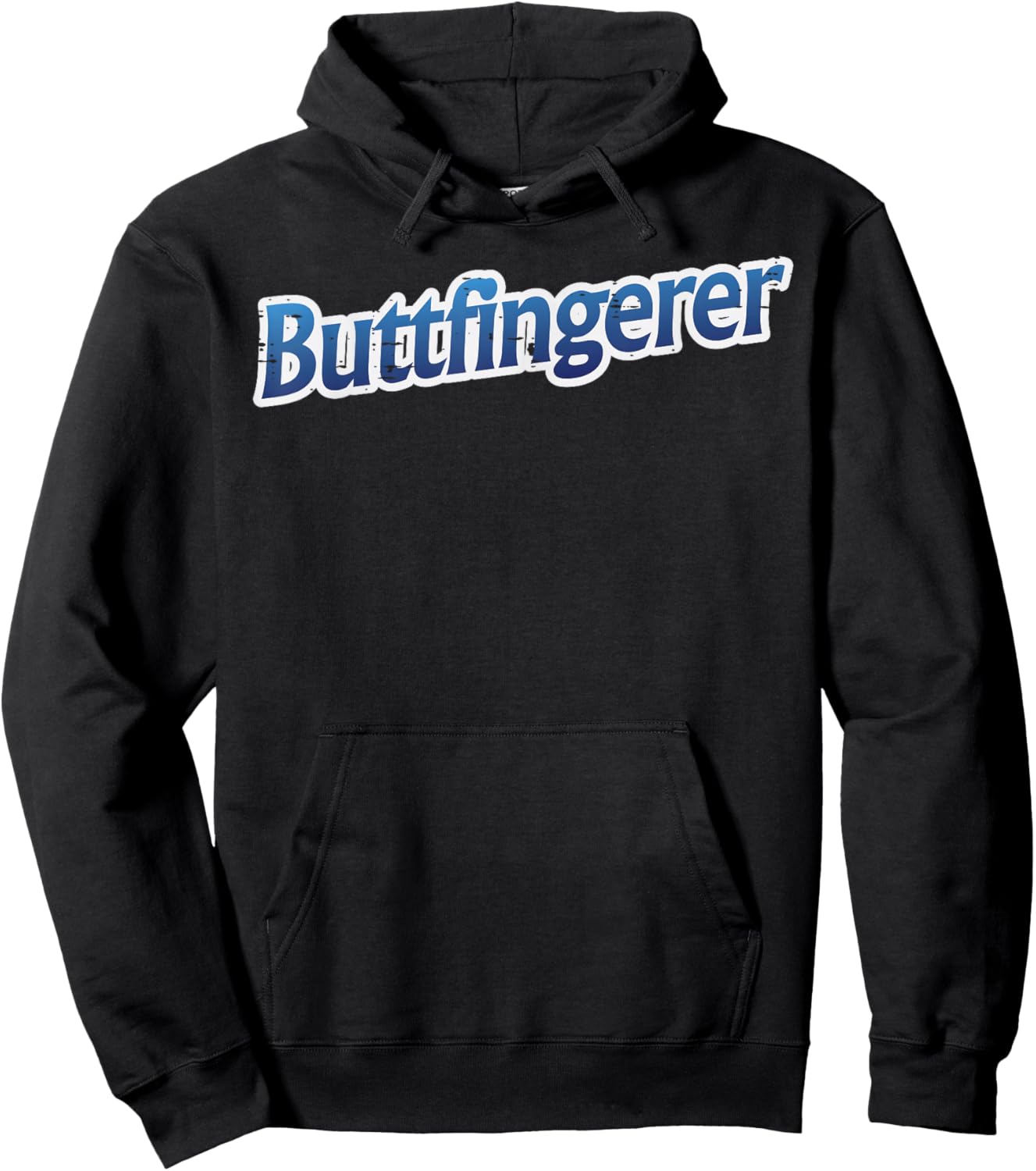 Buttfingerer Vintage Funny Saying Adult Humor Meme Men Women Hoodie - Hoodie | Black