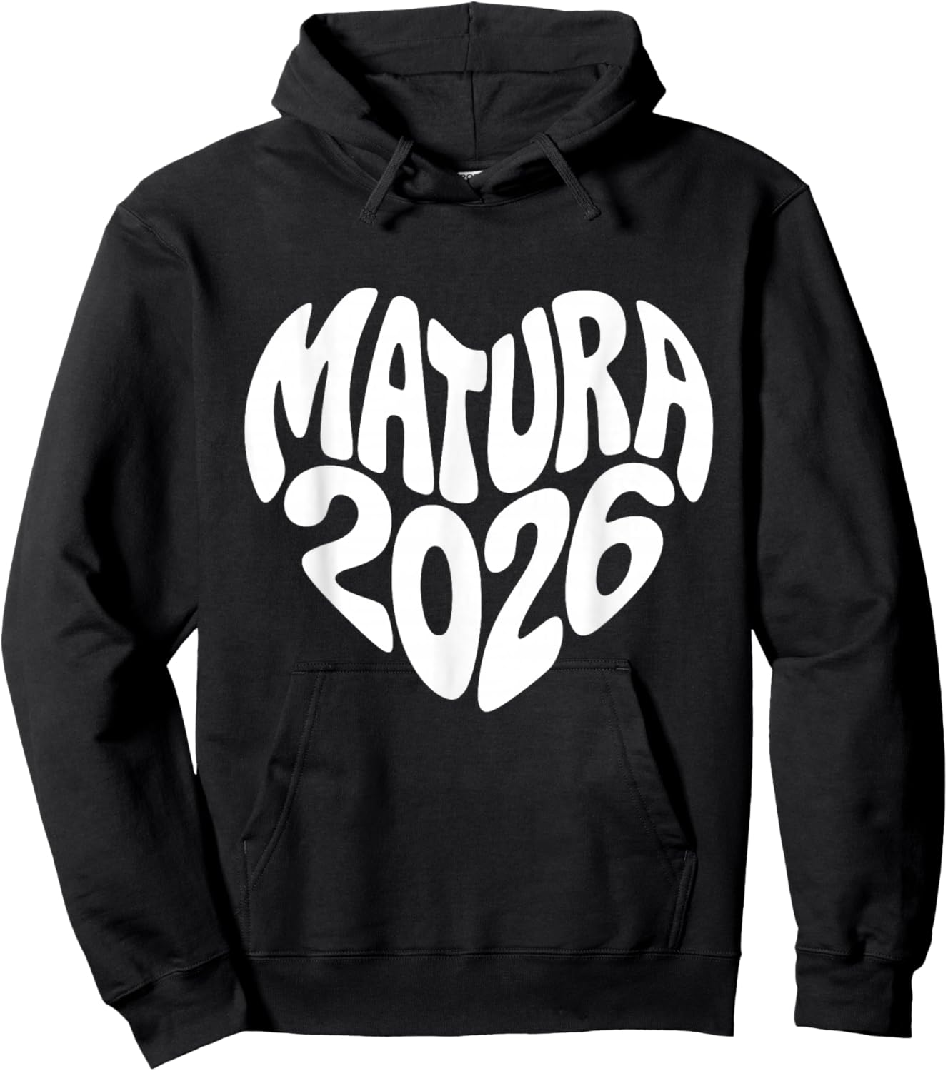 Matura 2026 Herz Form Abschluss Prüfung bestanden Maturant Hoodie - Hoodie | Black