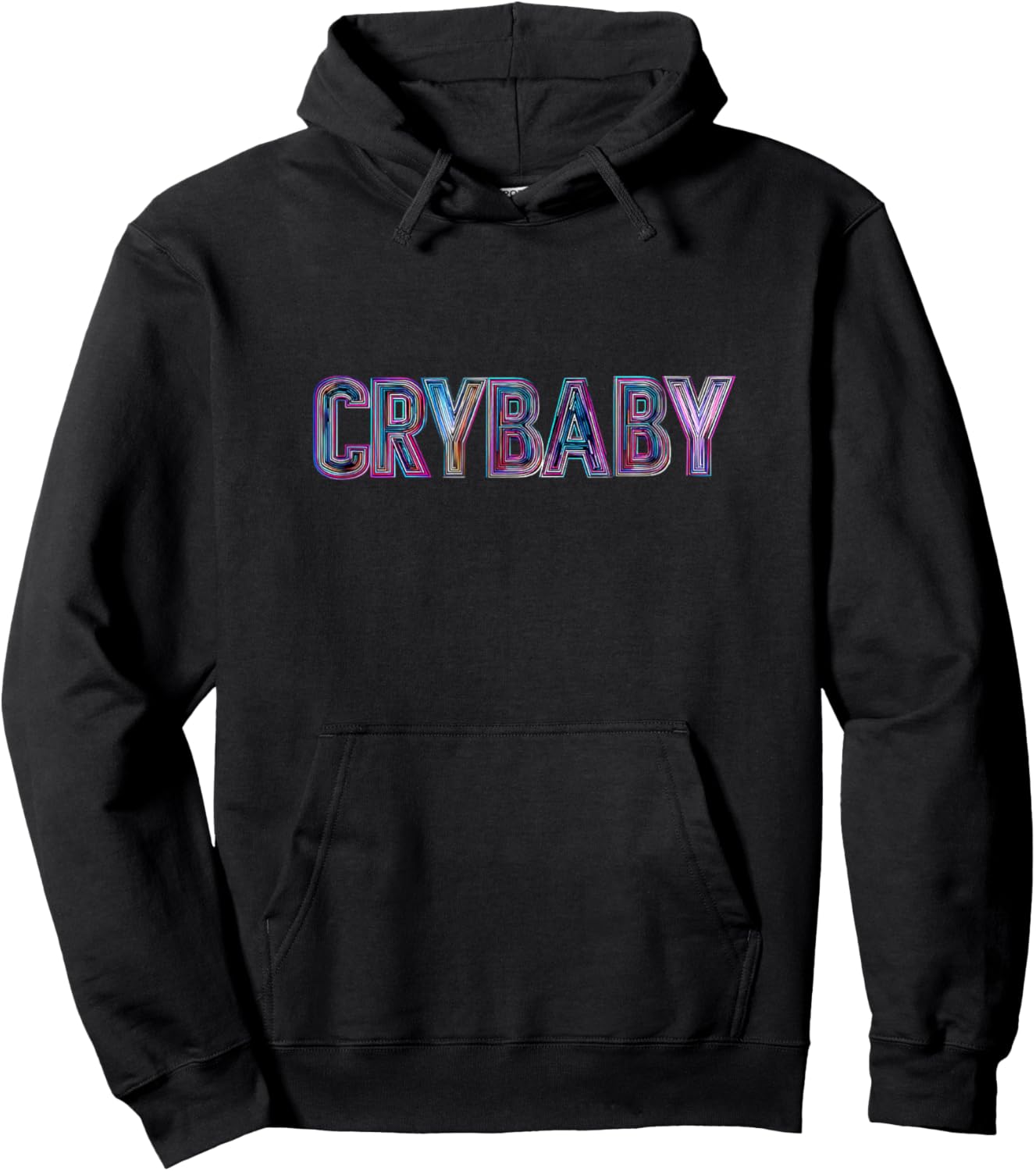 Crybaby Speech Look for Man and Woman Hoodie - Hoodie | Black