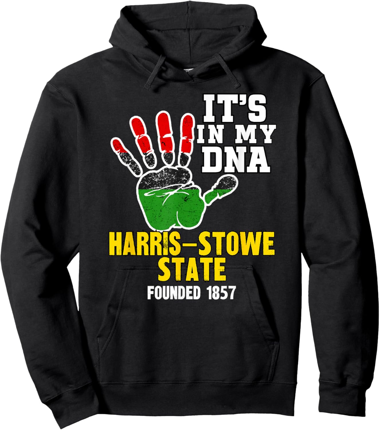 Harris–Stowe State, HSSU, Souvenir HBC Design Hoodie - Hoodie | Black