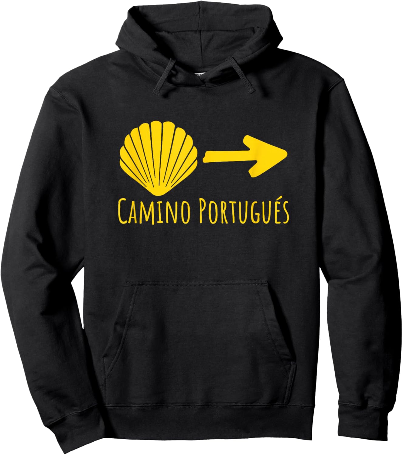 Buen Camino Portugues Portugal Way Tops, , Gear & Items Hoodie - Hoodie | Black