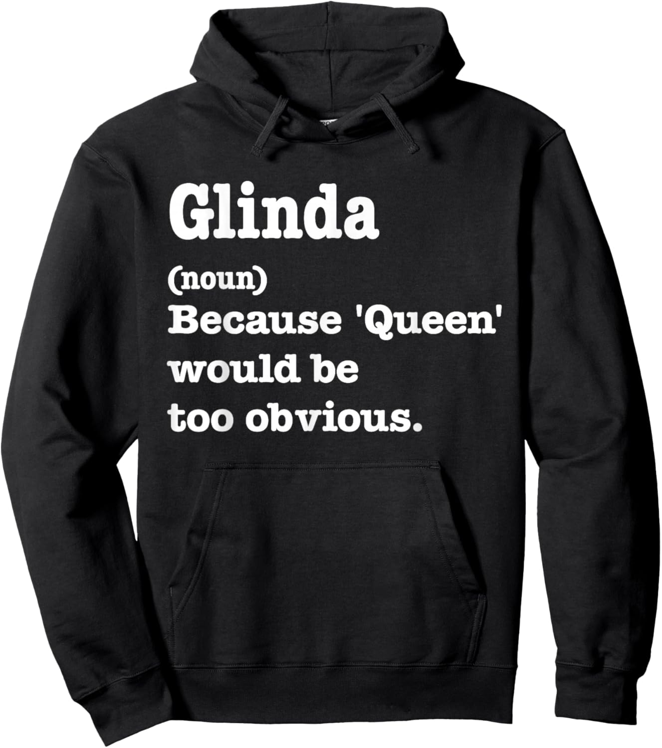 Glinda Sarcasm Queen - Custom Glinda Women's Hoodie - Hoodie | Black