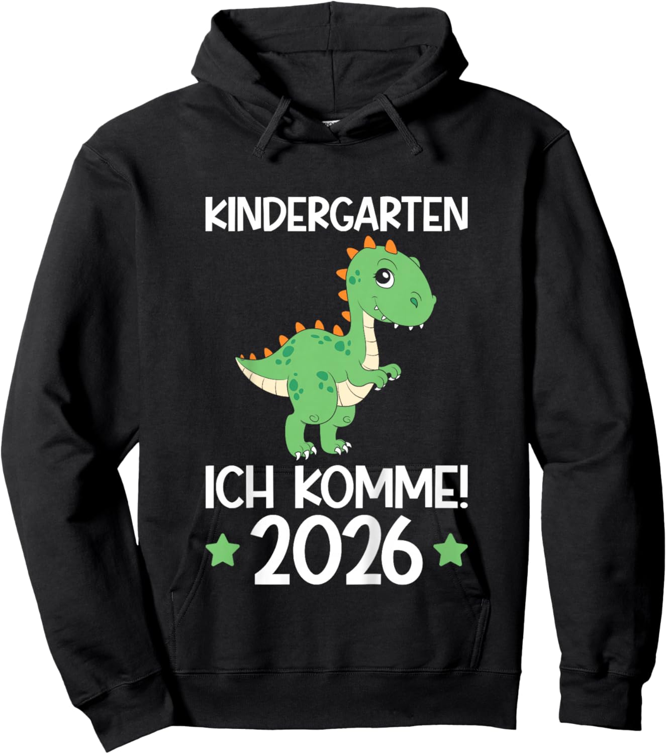 Kindergarten Ich Komme 2026 Dino Jungen Kindergartenkind Hoodie - Hoodie | Black