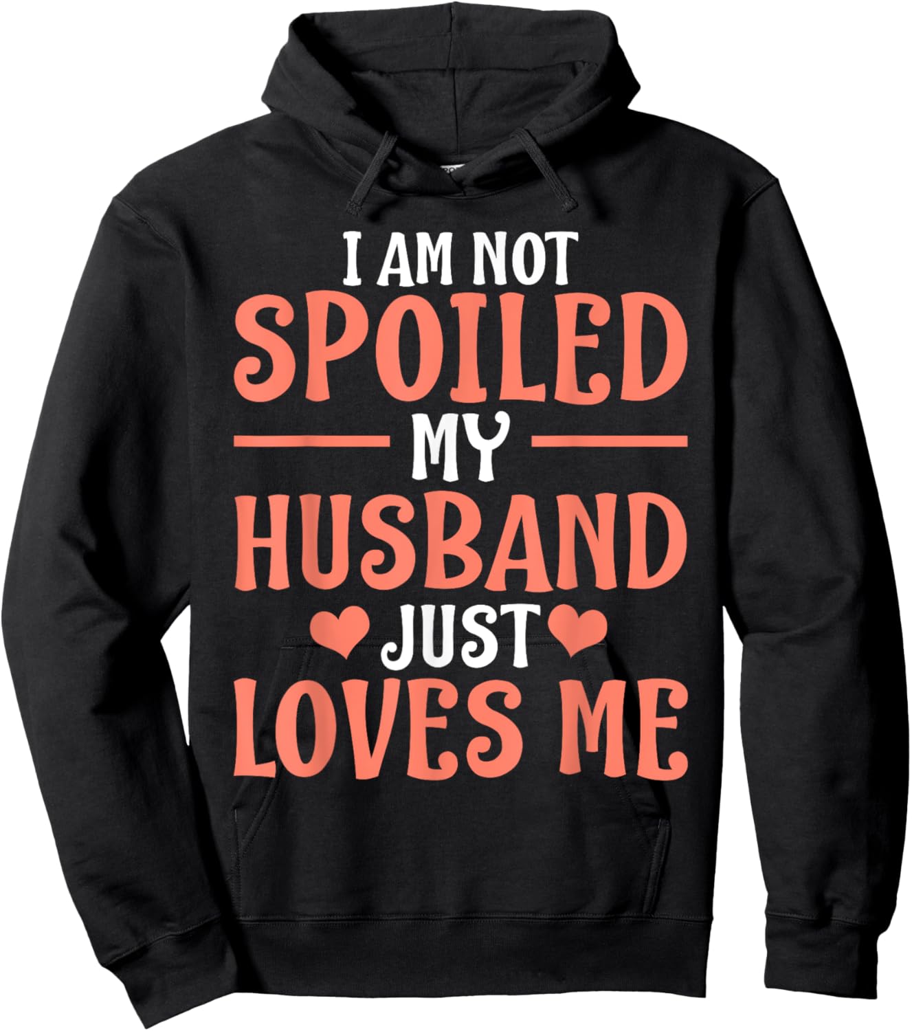 Spoiled Wife Art Girl Matching Couple Spoiled Wife Hoodie - Hoodie | Black